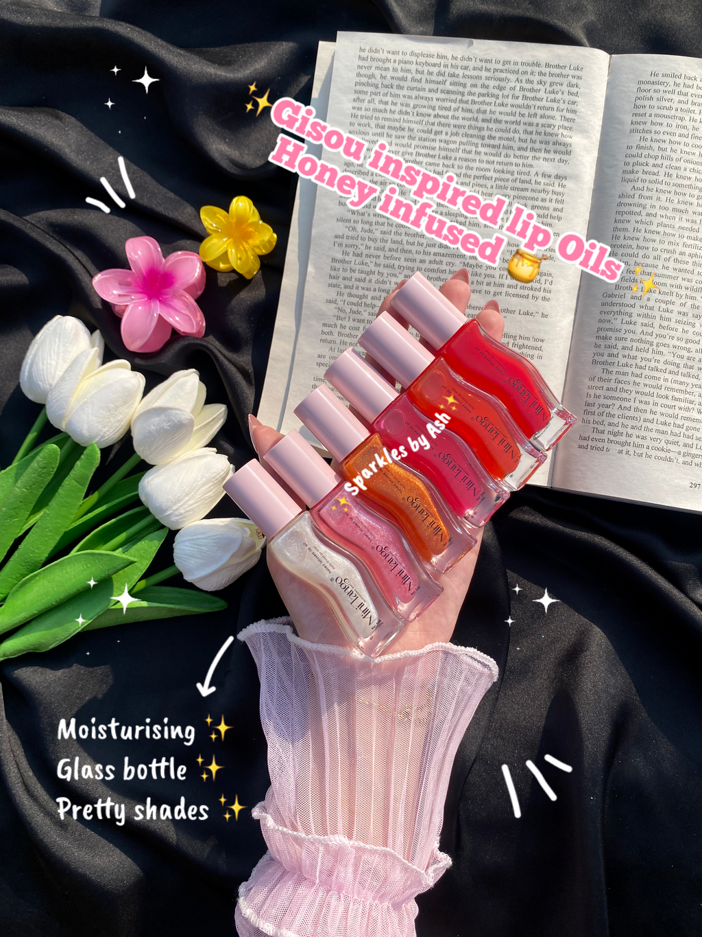 Gisou inspired lip oils 🍯💕