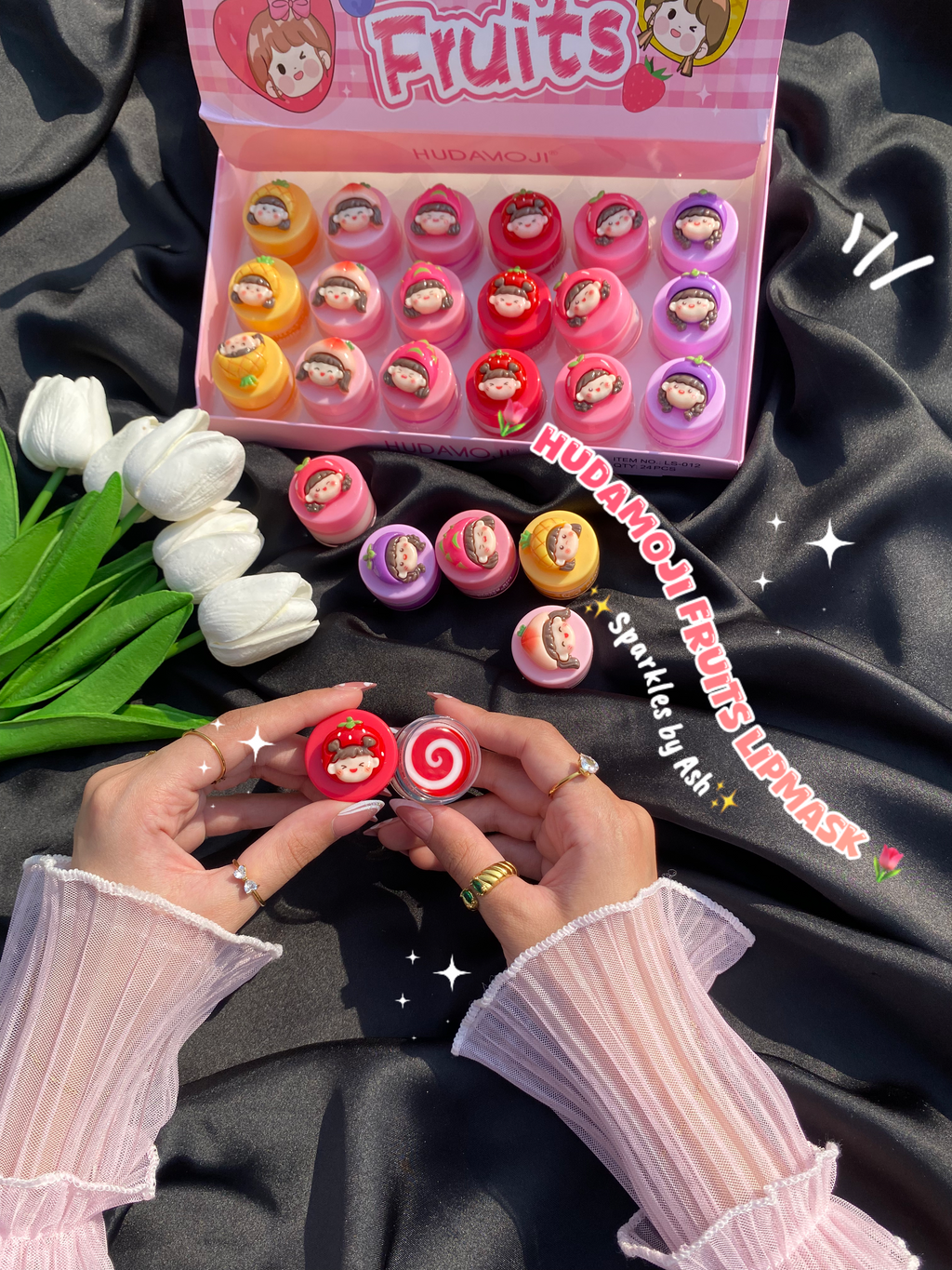 Hudamoji yummy fruity lipmasks💕