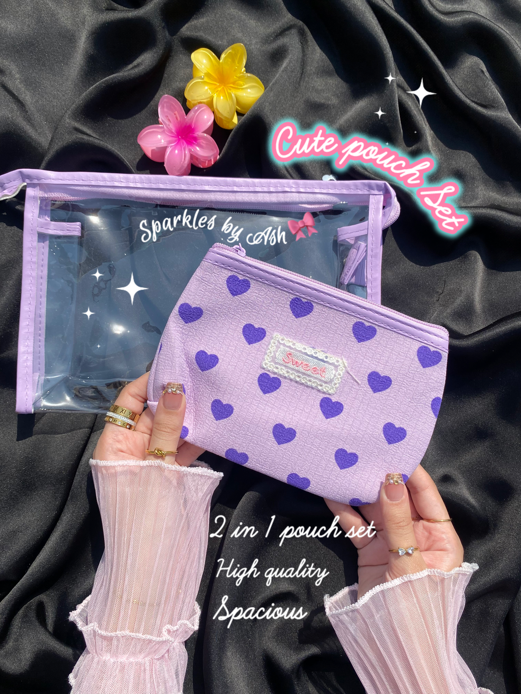 Cute 2 in 1 pouches 💕