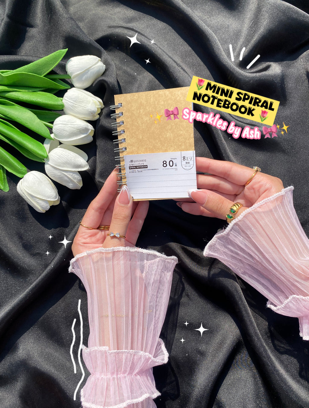 Mini aesthetic spiral notebook 💕