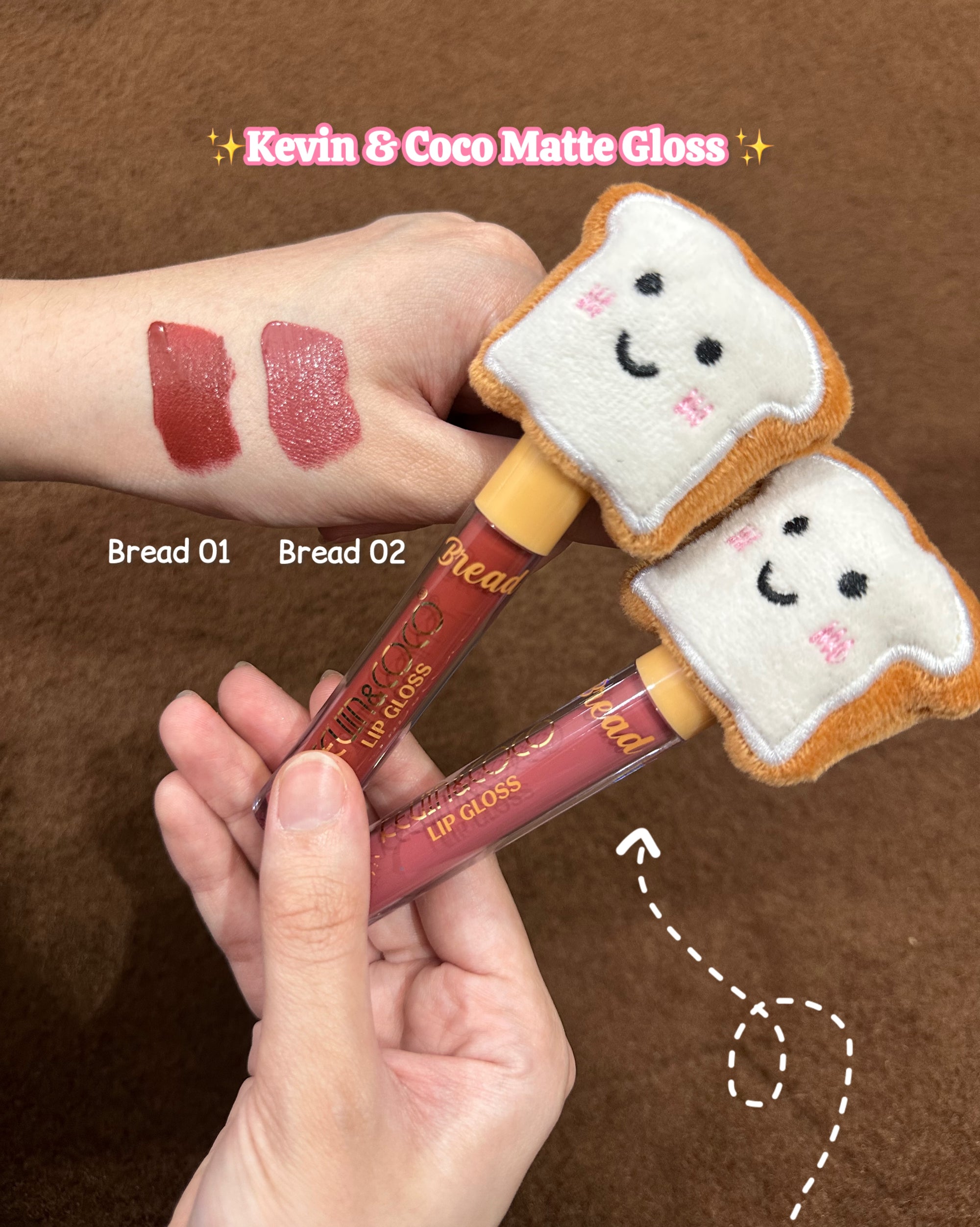 Kevin & Coco Matte Gloss 💖