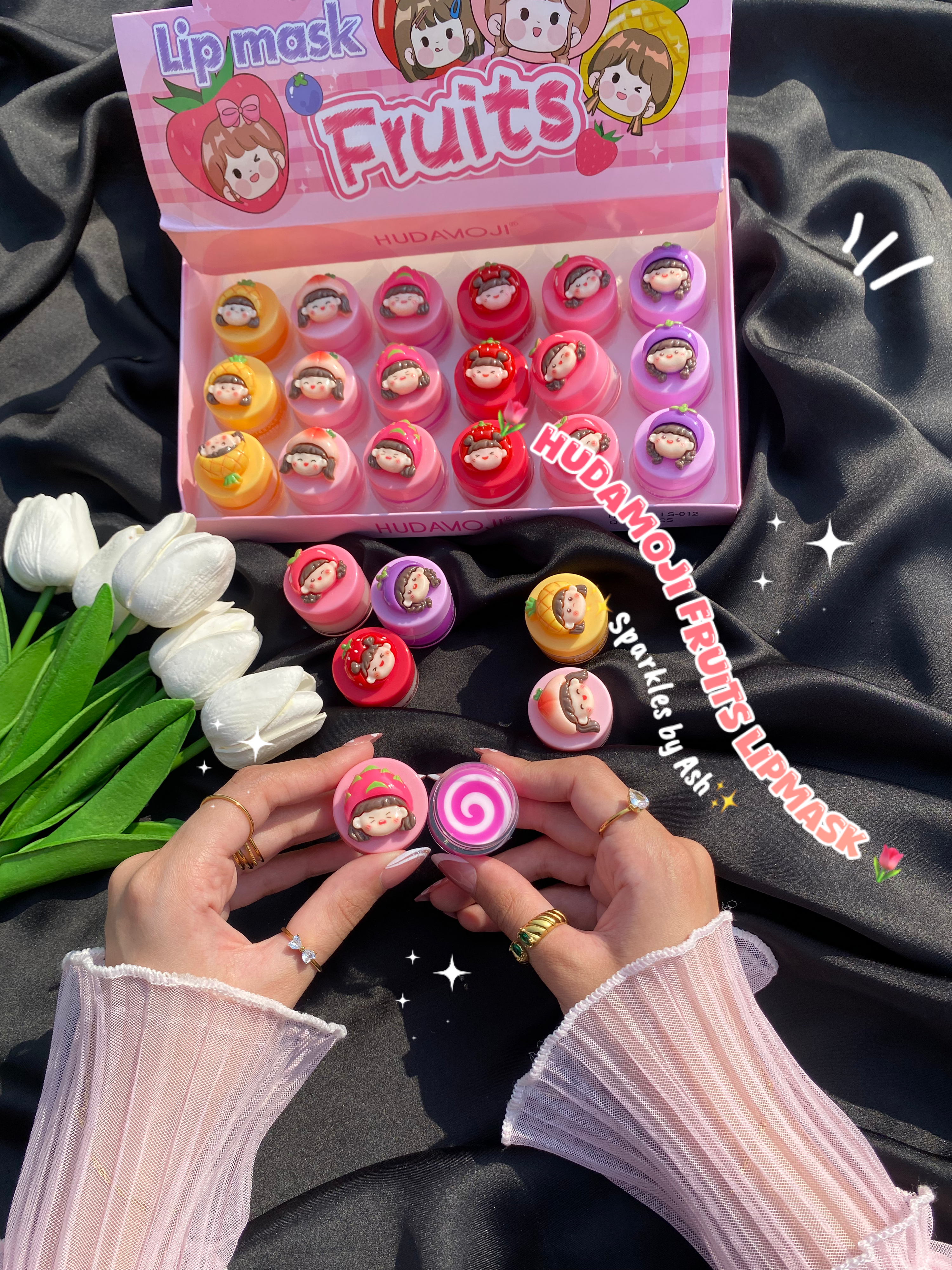 Hudamoji yummy fruity lipmasks💕