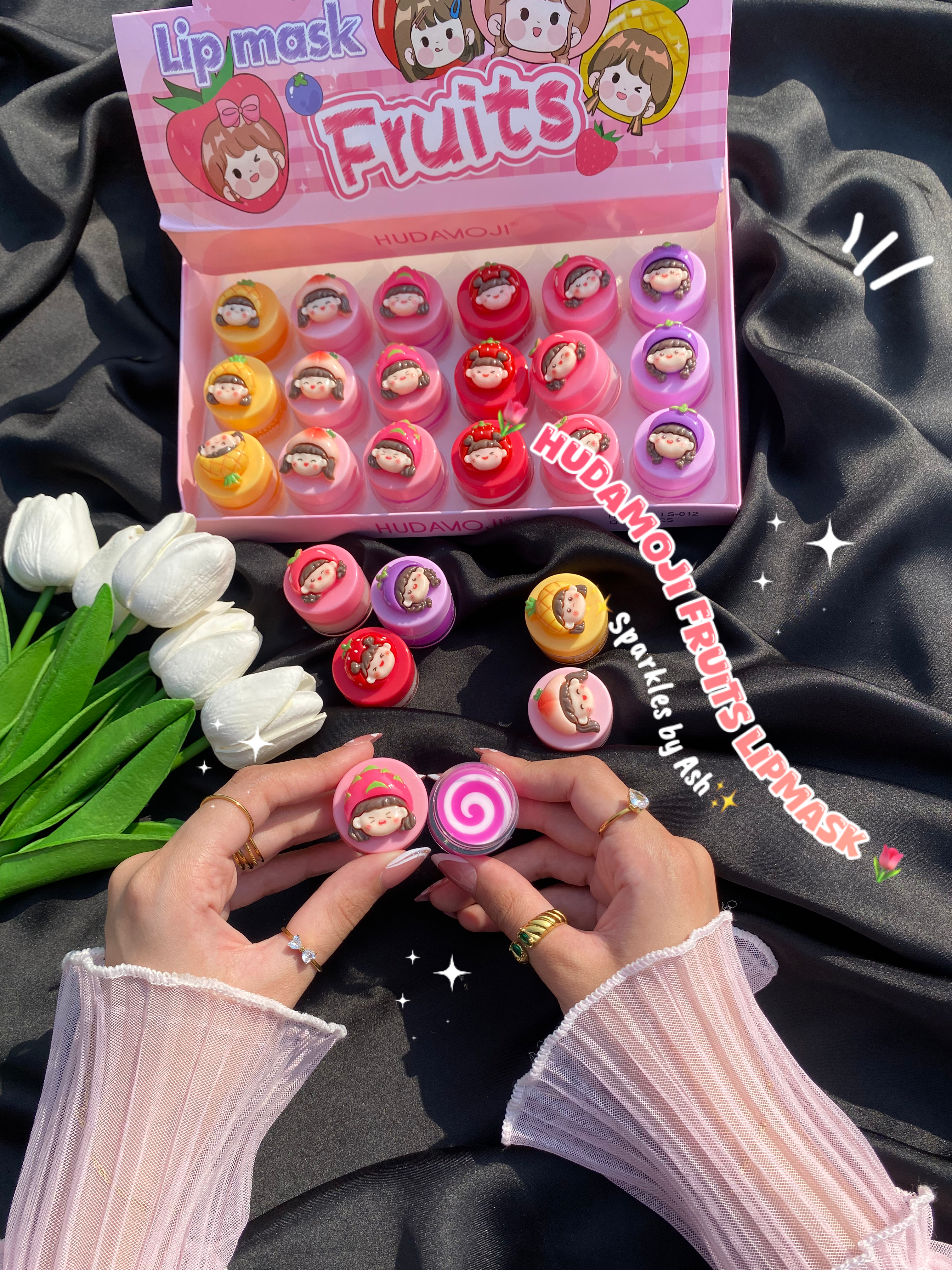 Hudamoji yummy fruity lipmasks💕