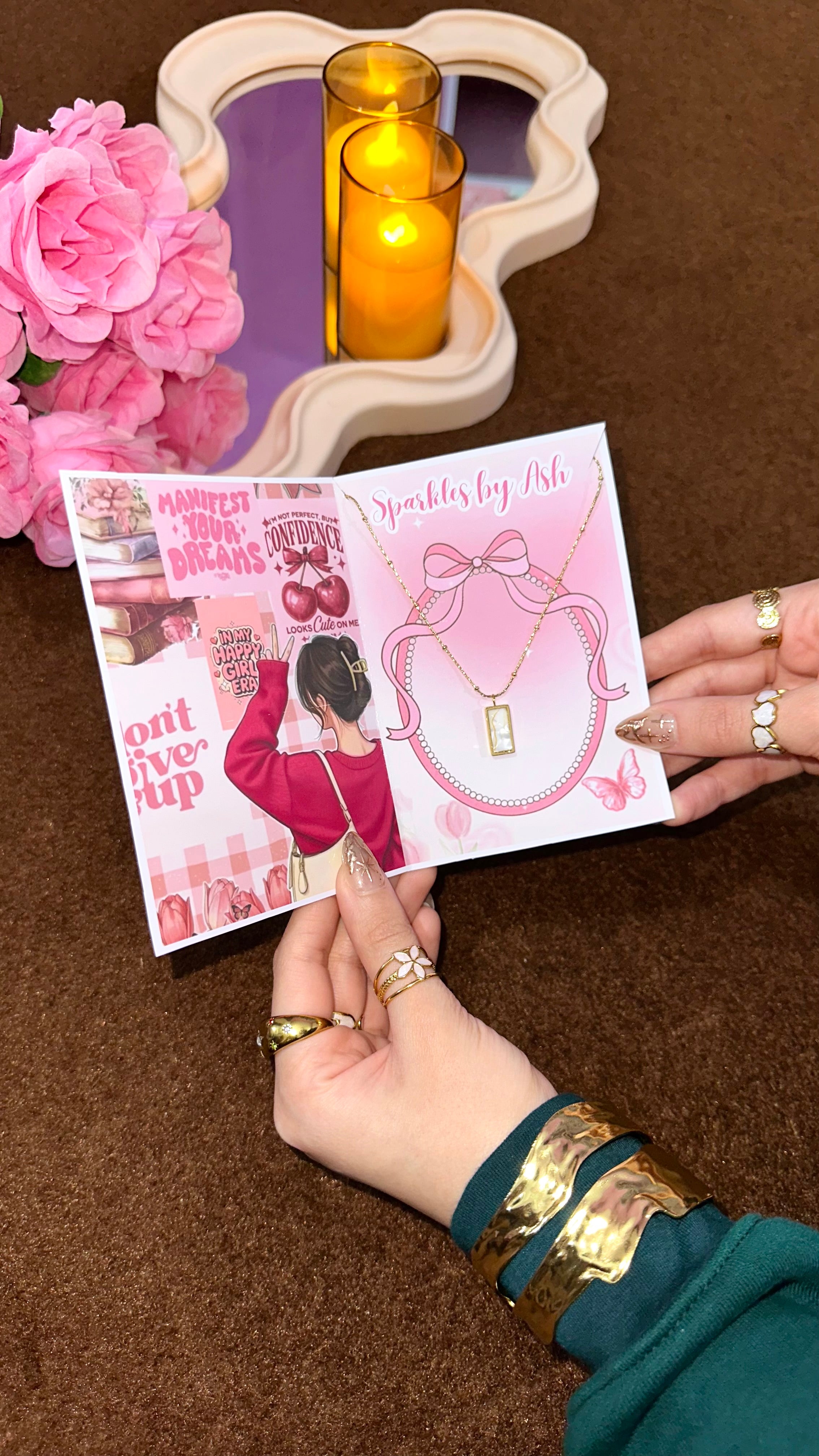 Unisex double sided necklace