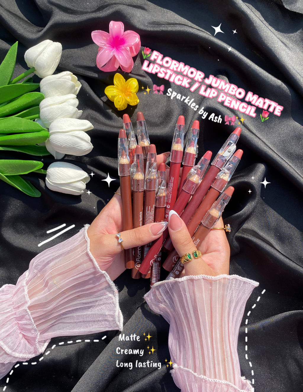 Flormor matte lipstick/ lipliner 💕