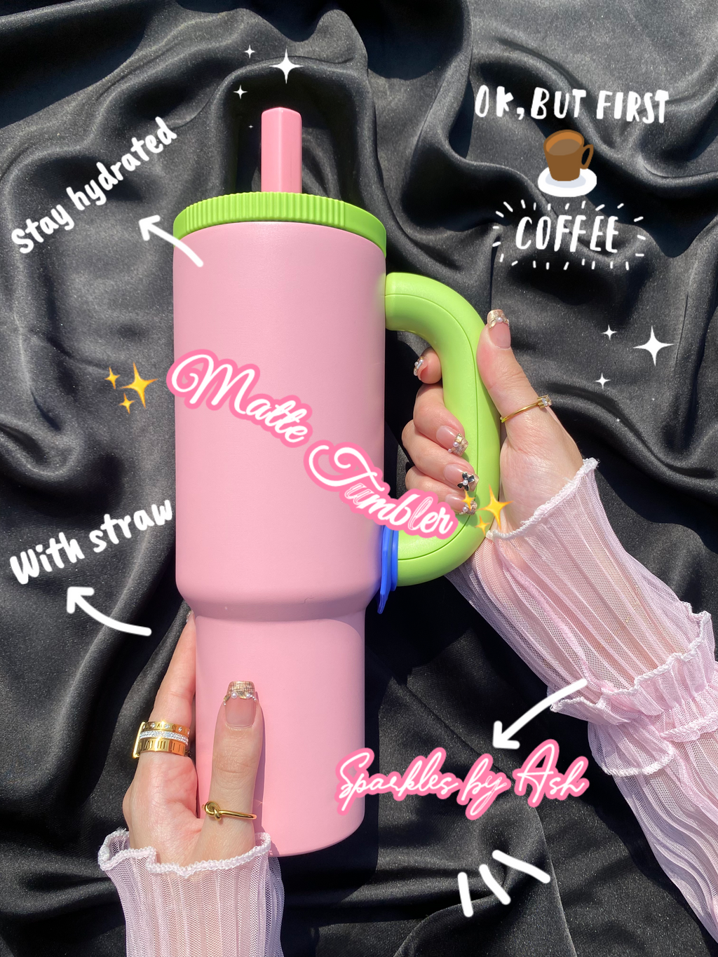 Matte tumbler 🎀