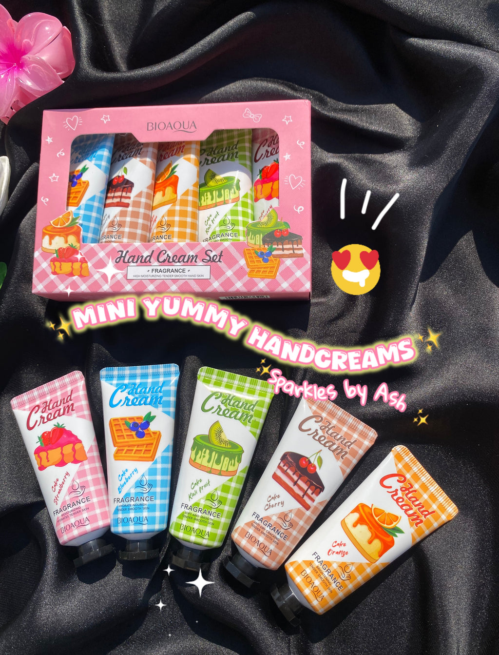 Mini yummy handcreams 😋🍭🍰