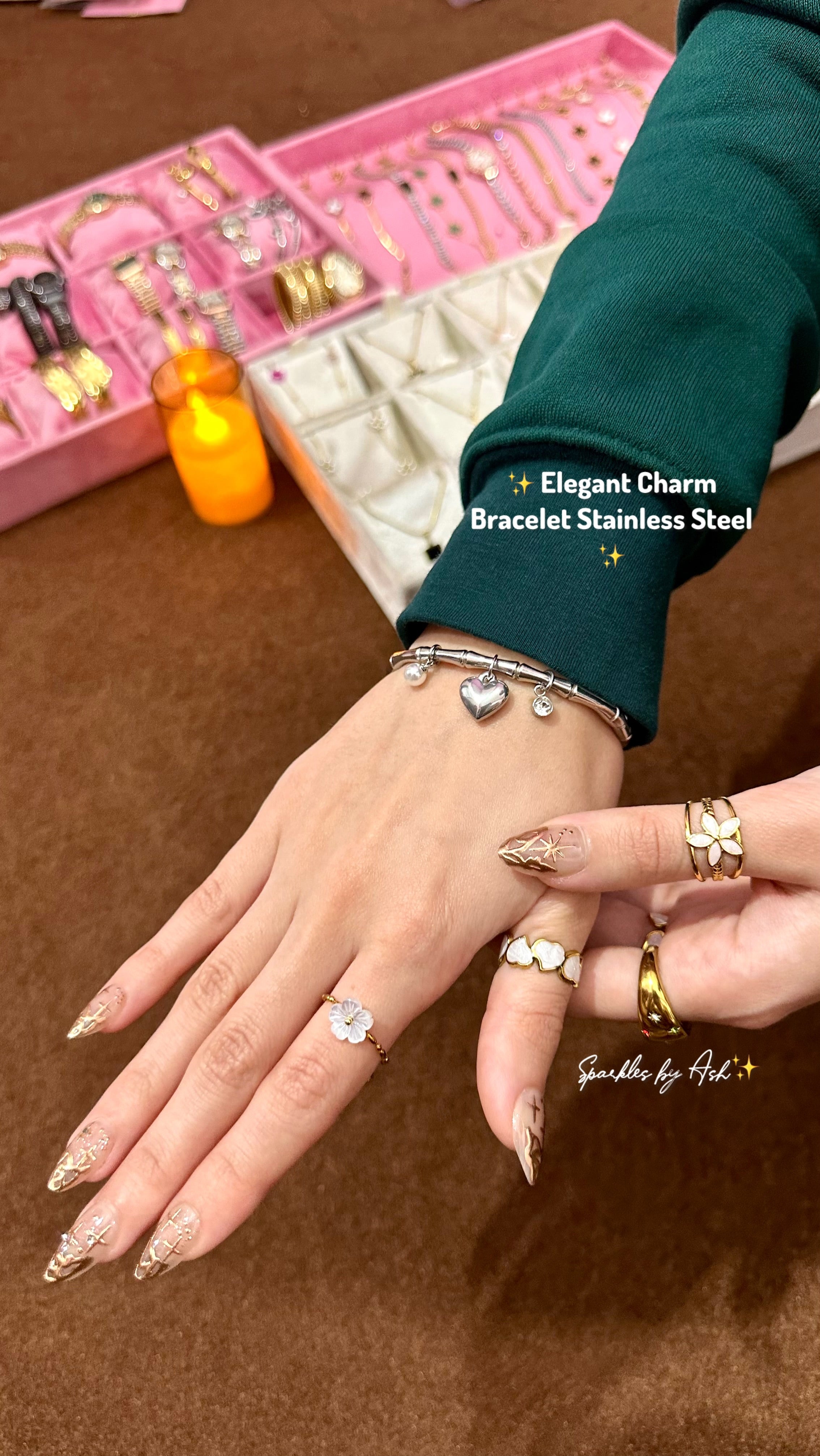 Pretty charms bangle 💕