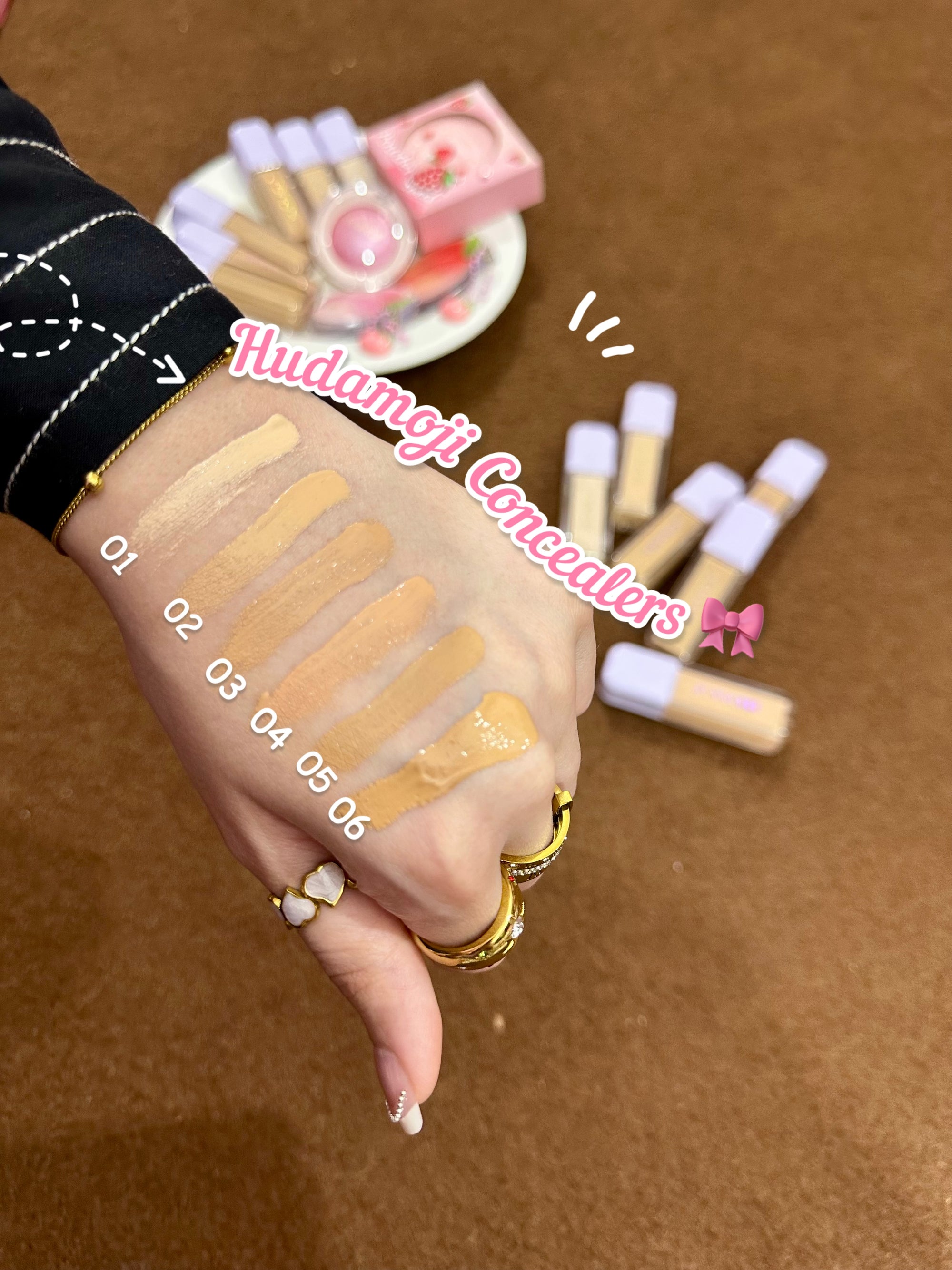 Hudamoji concealers 💗✨