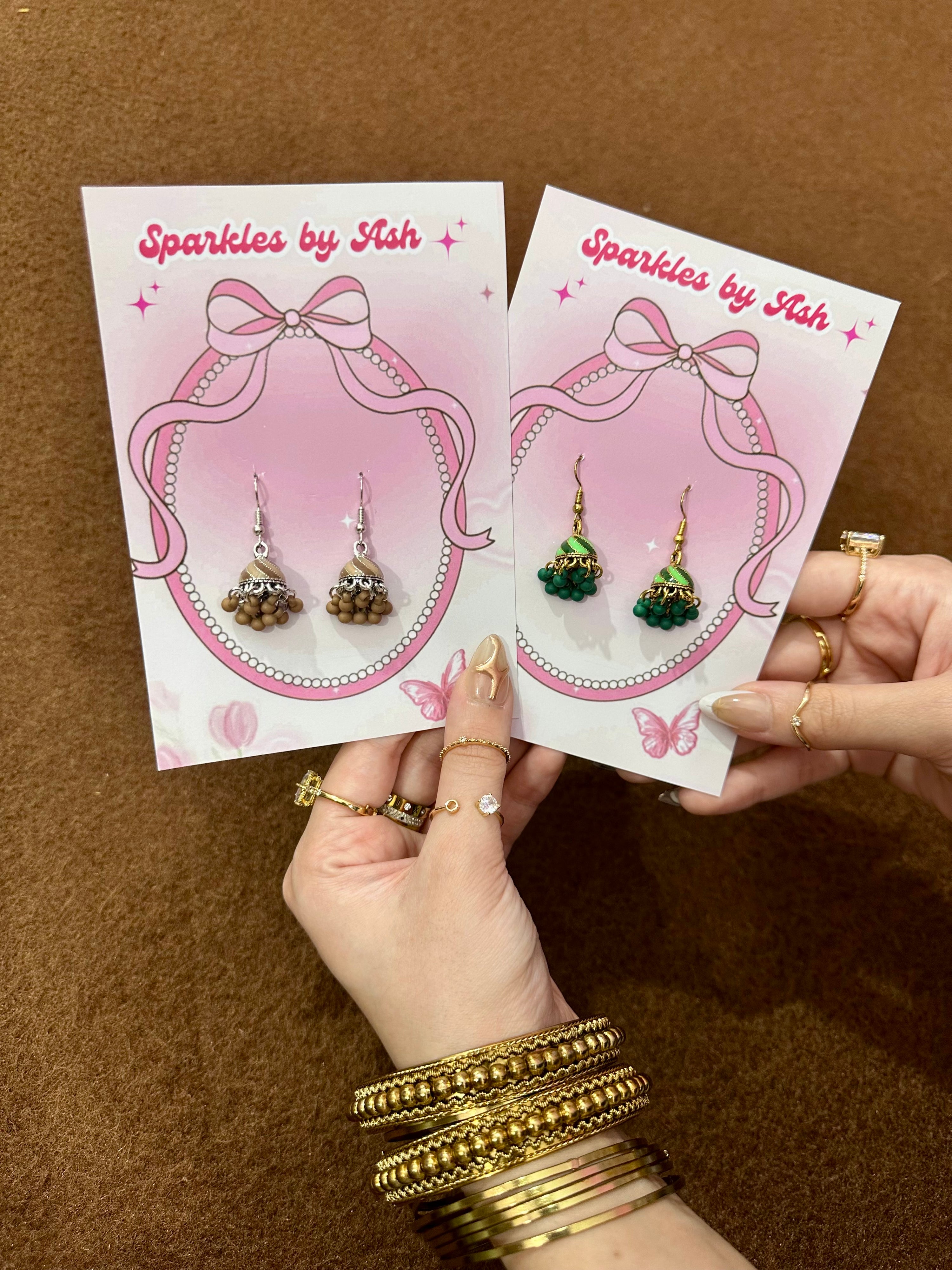 Mini funky jhumky 🩵🌼