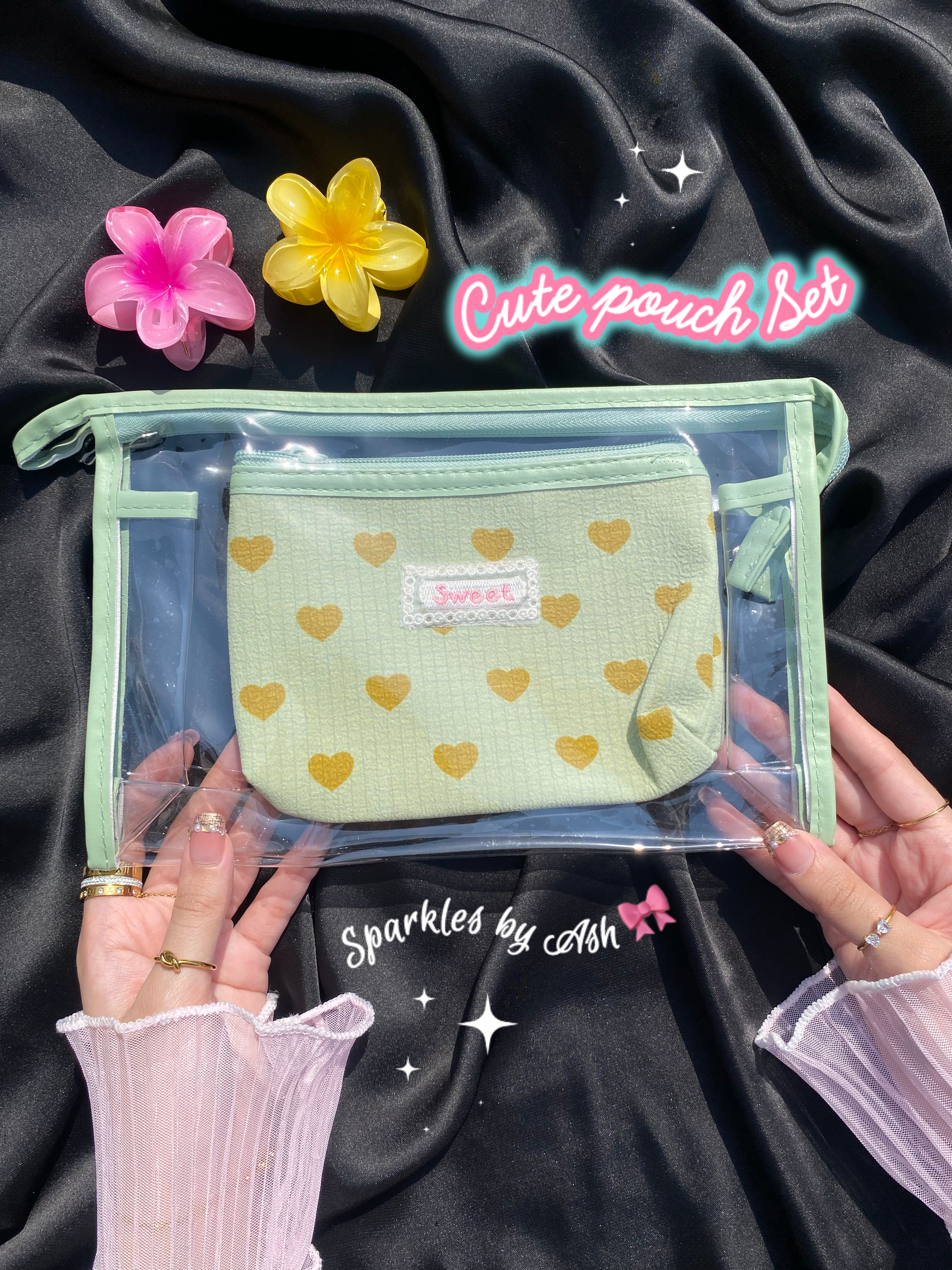 Cute 2 in 1 pouches