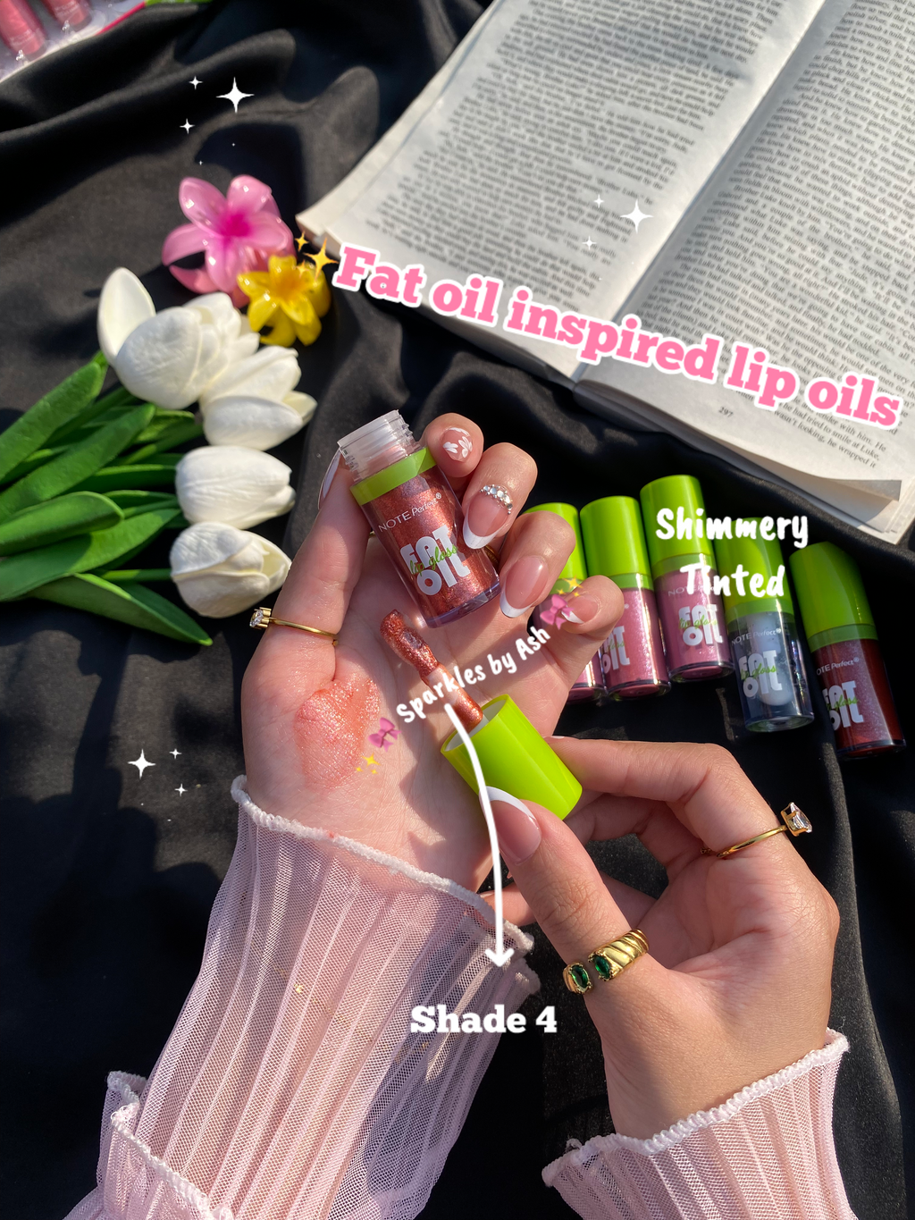 Fat oil inspired lip glosses💕