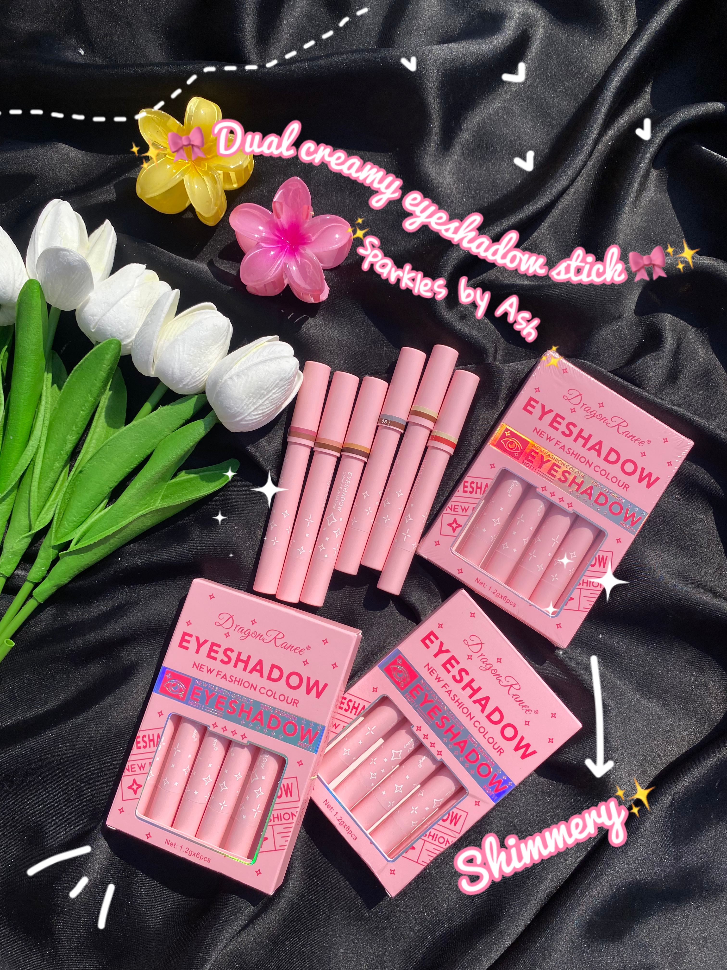 Dual shimmery eyeshadow stick 💕