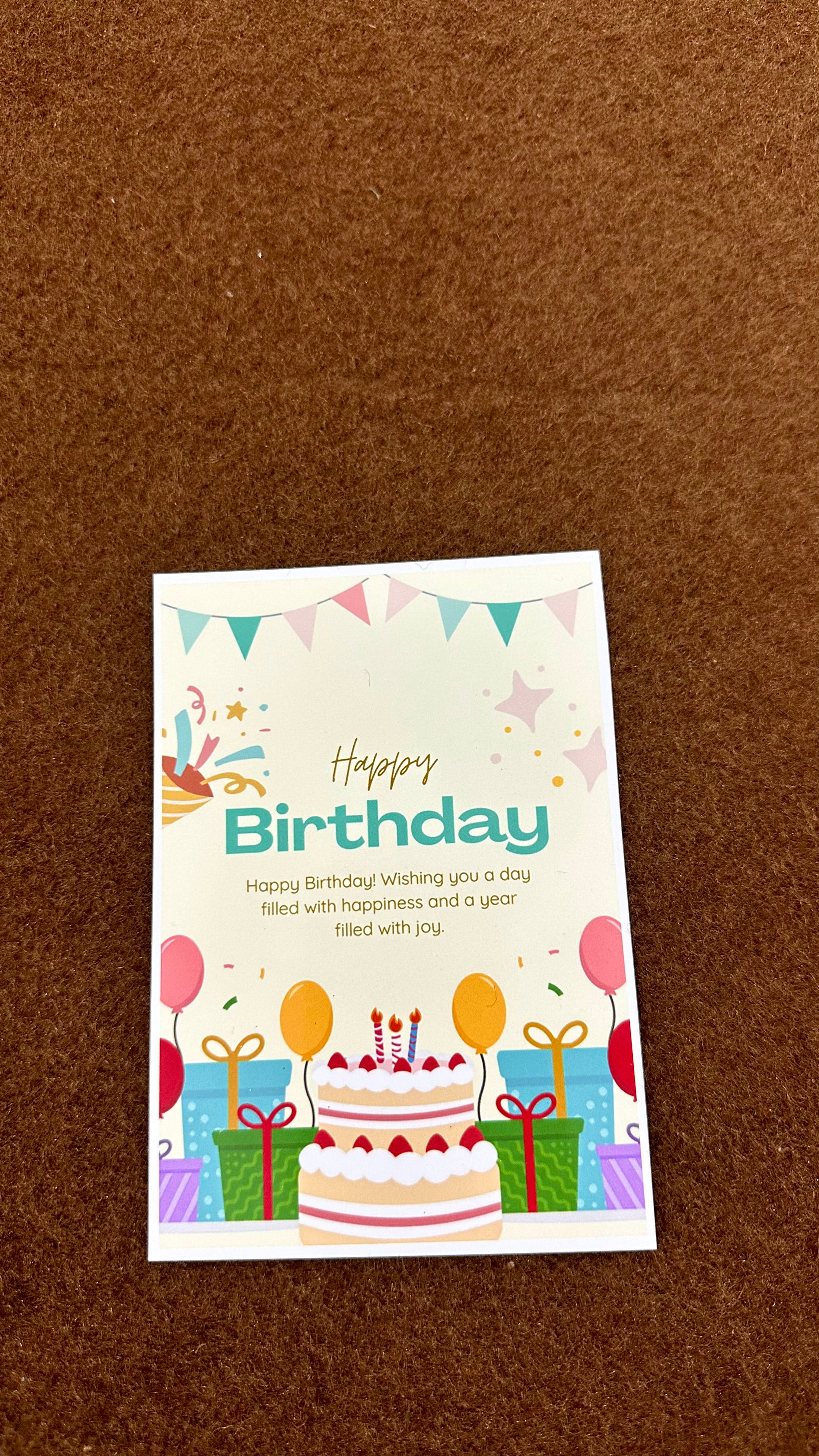 Happy birthday card🌼