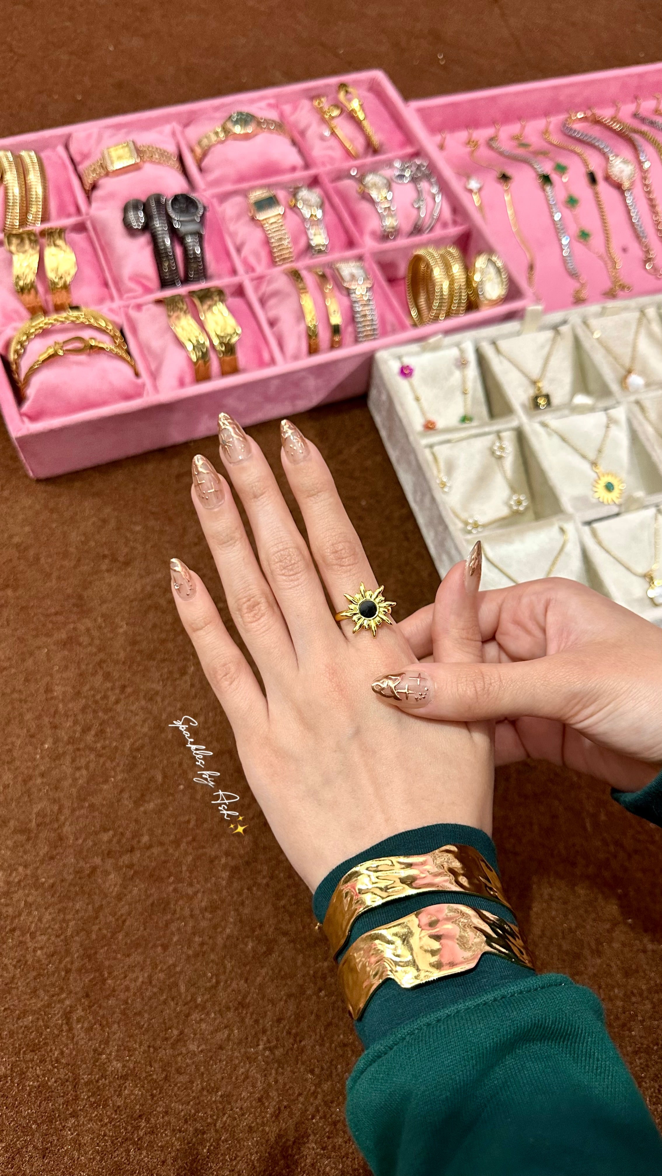 Trendy adjustable ring 💕☀️