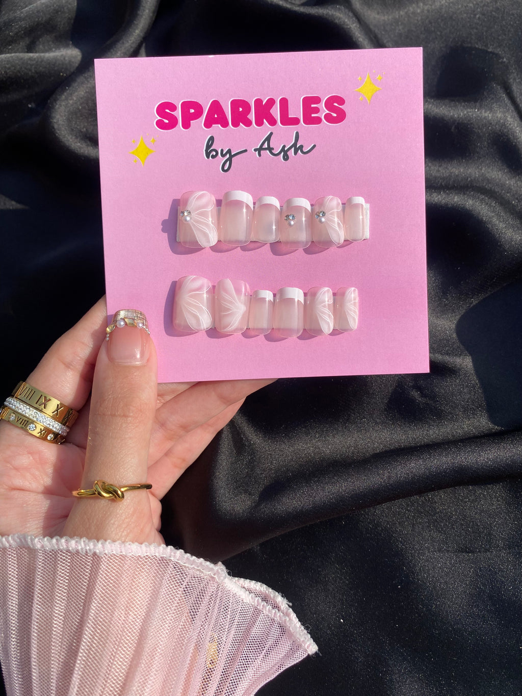 🌷fairy french nails- Free application kit