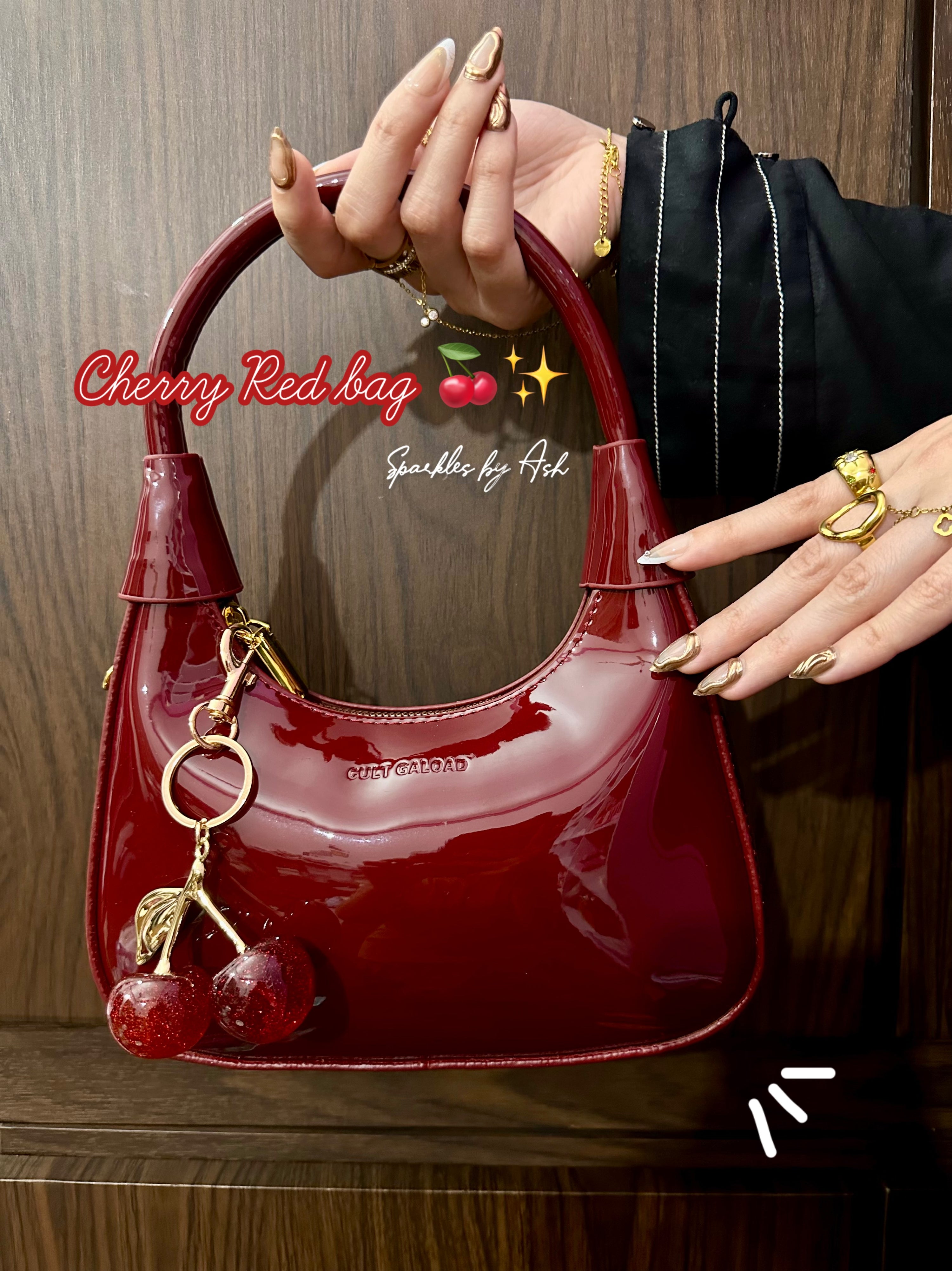 Cherry red bag 🍒 cherry not included