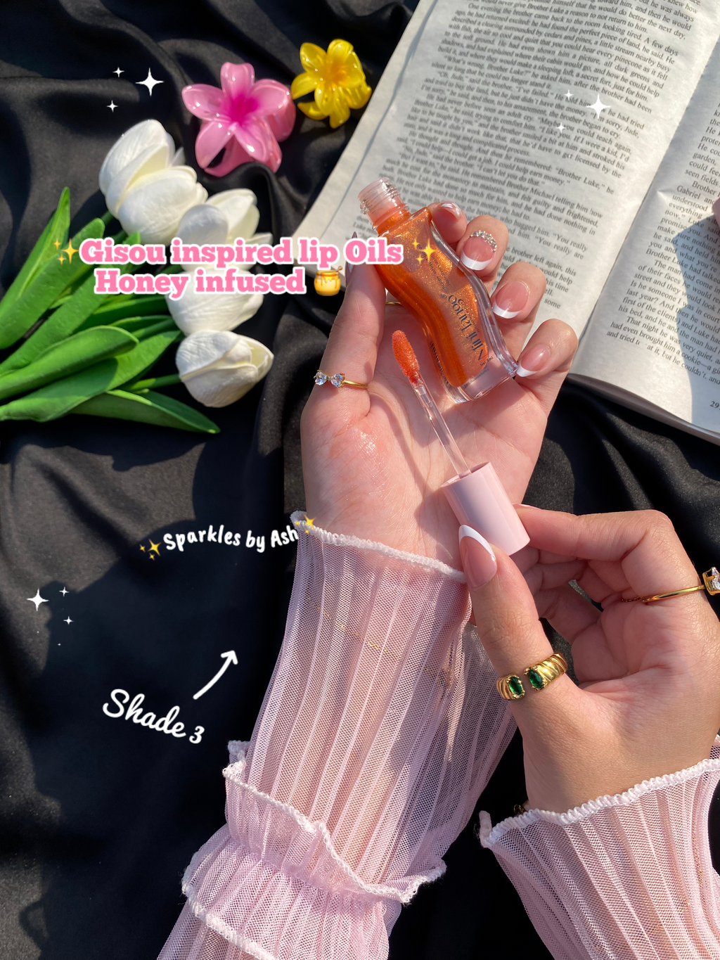 Gisou inspired lip oils 🍯💕