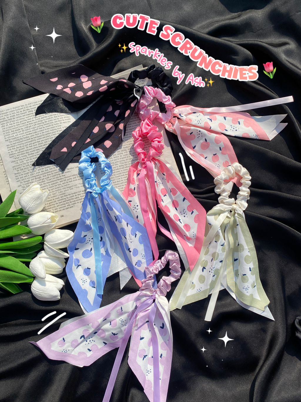 Pinteresty hair n wrist scrunchies💕