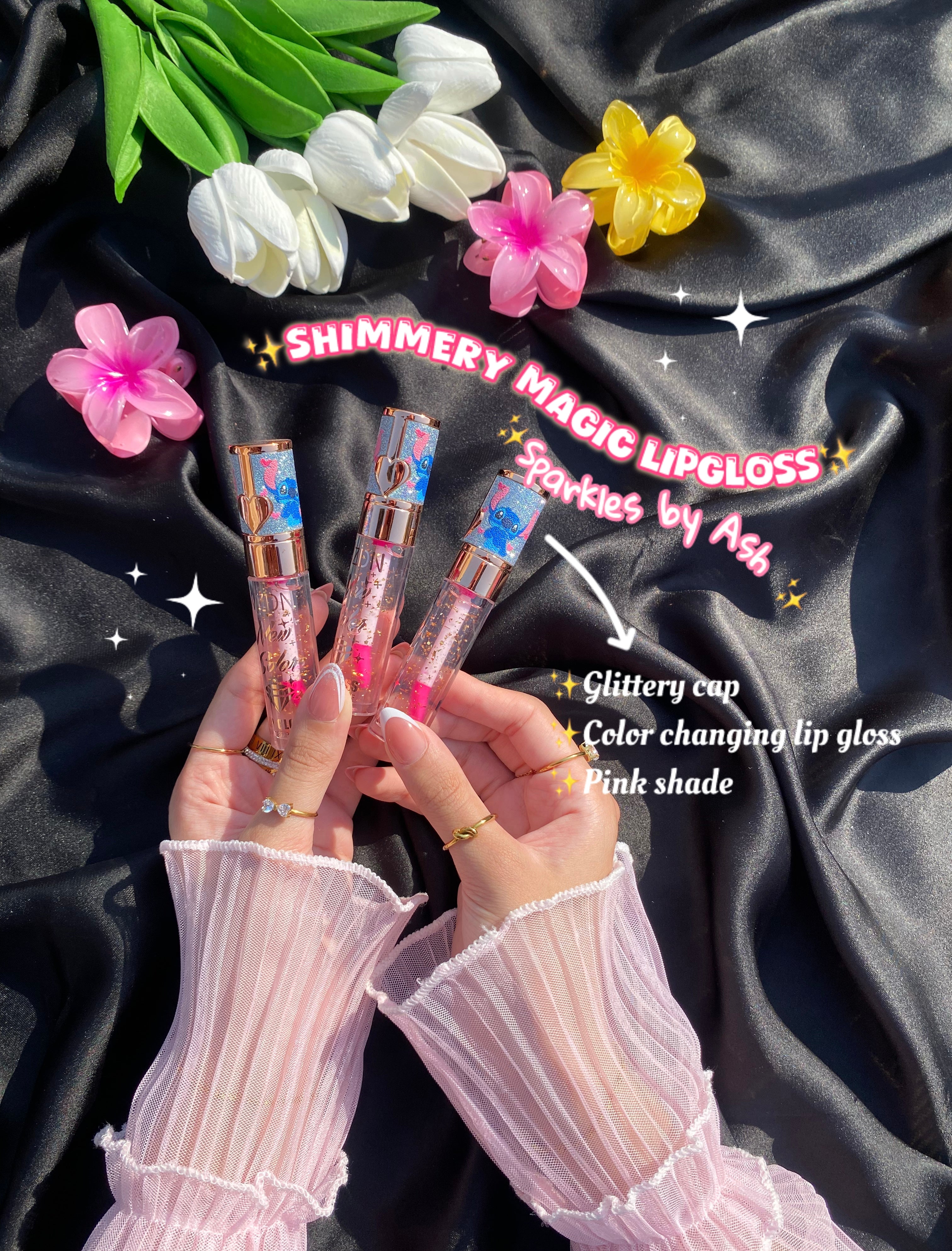 Shimmery magic lip gloss Pink 💕