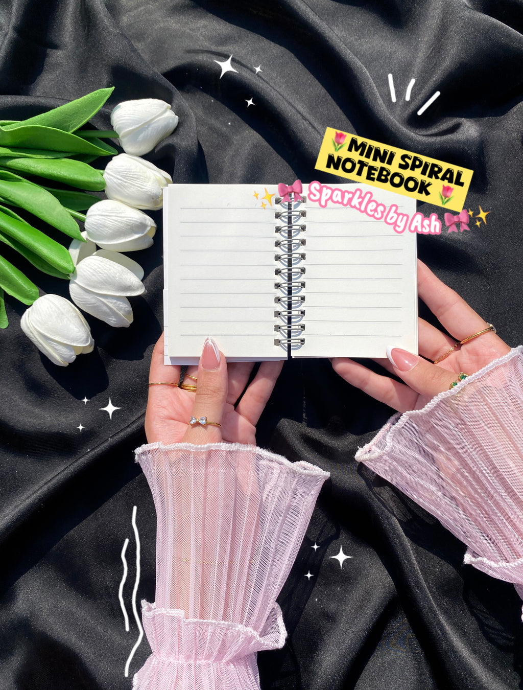 Mini aesthetic spiral notebook 💕