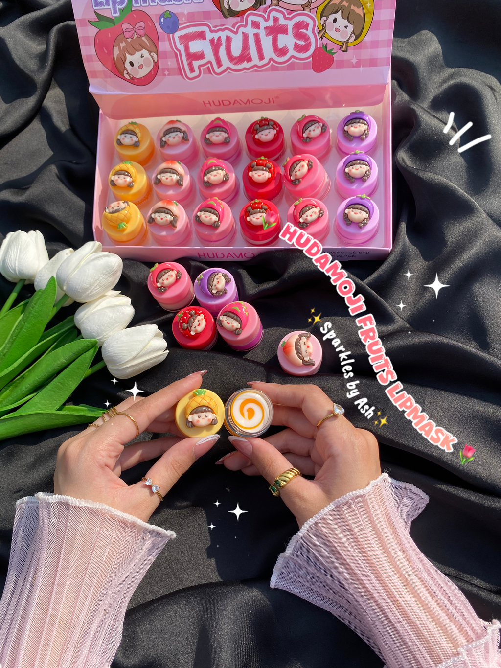 Hudamoji yummy fruity lipmasks💕