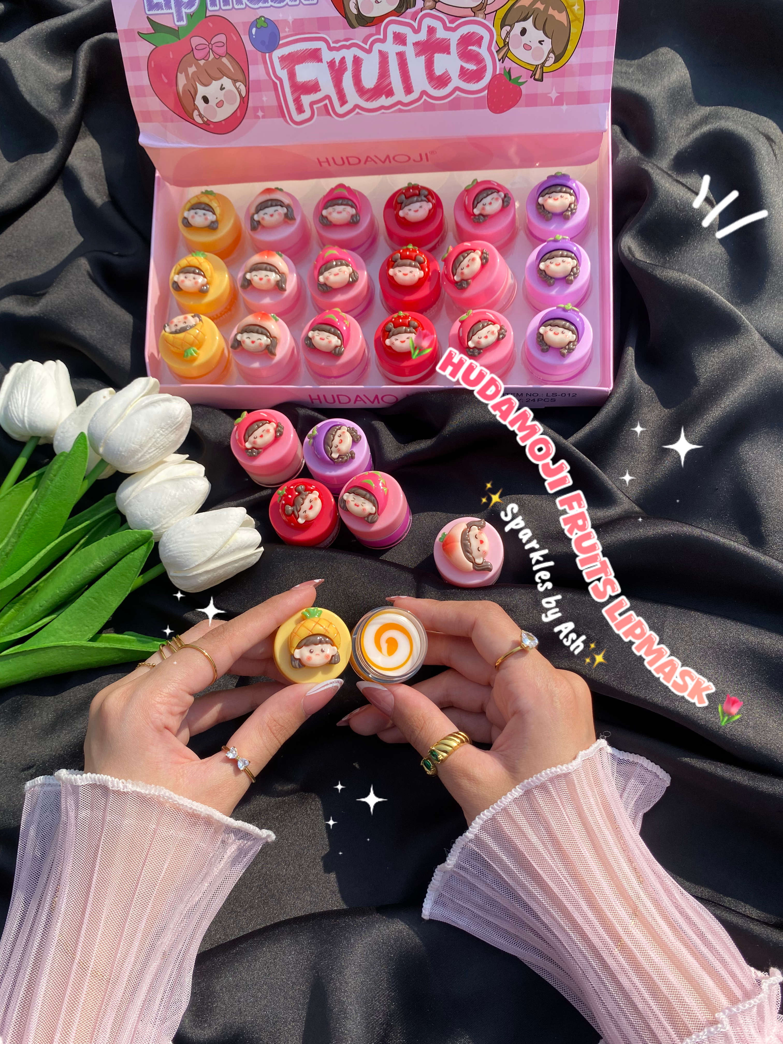 Hudamoji yummy fruity lipmasks💕