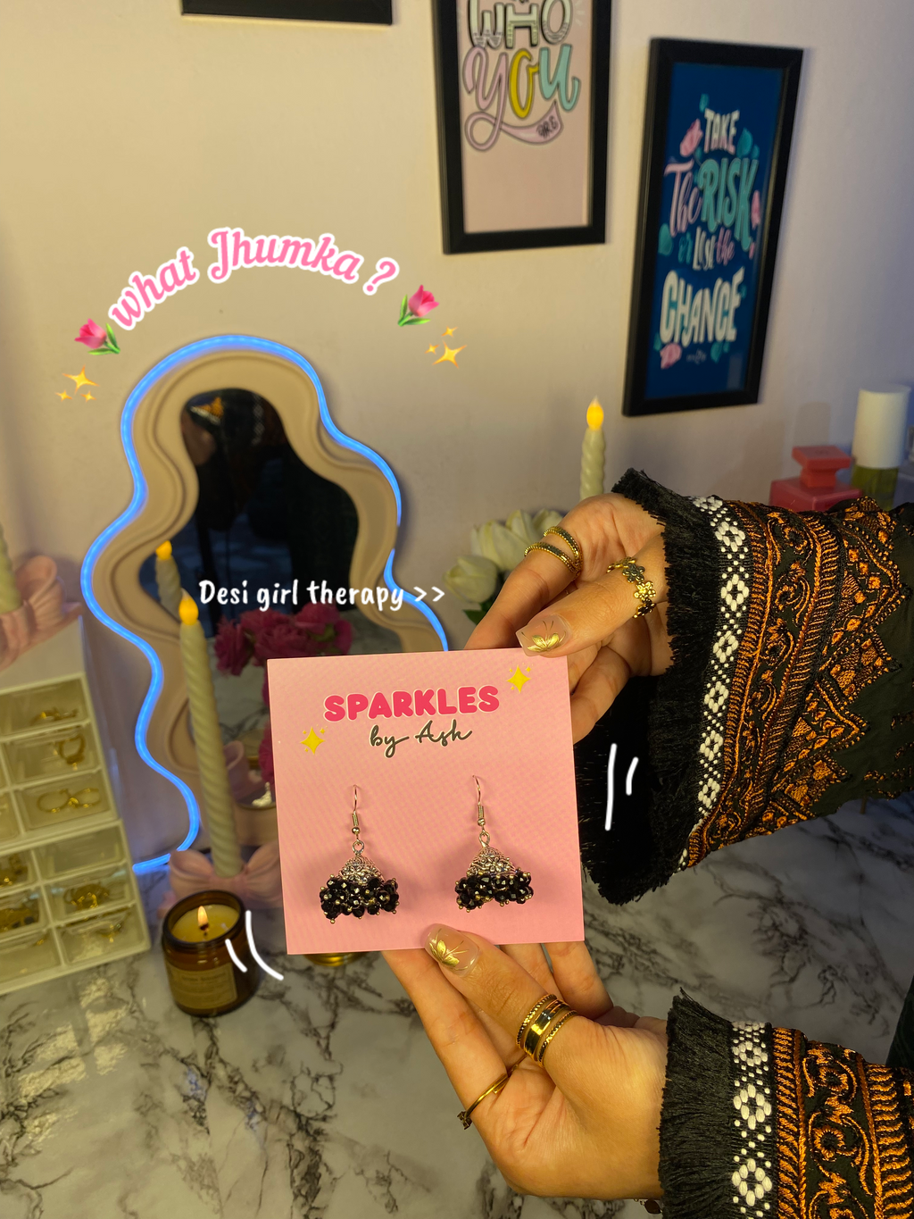 Trendy jhumka 🌷🌼