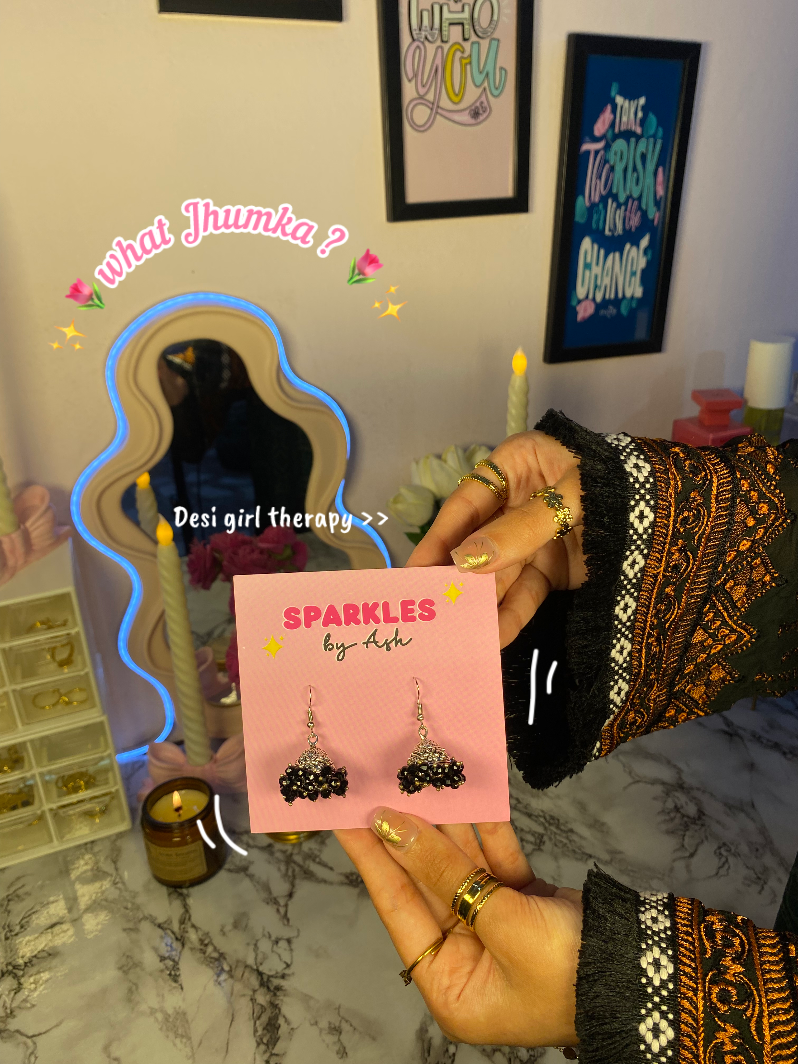 Trendy jhumka 🌷🌼