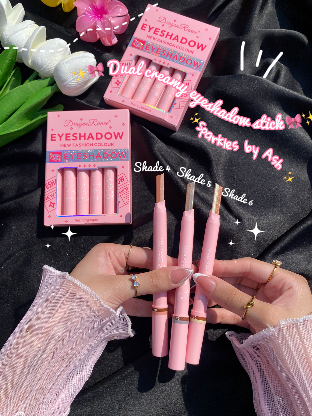 Dual shimmery eyeshadow stick 💕