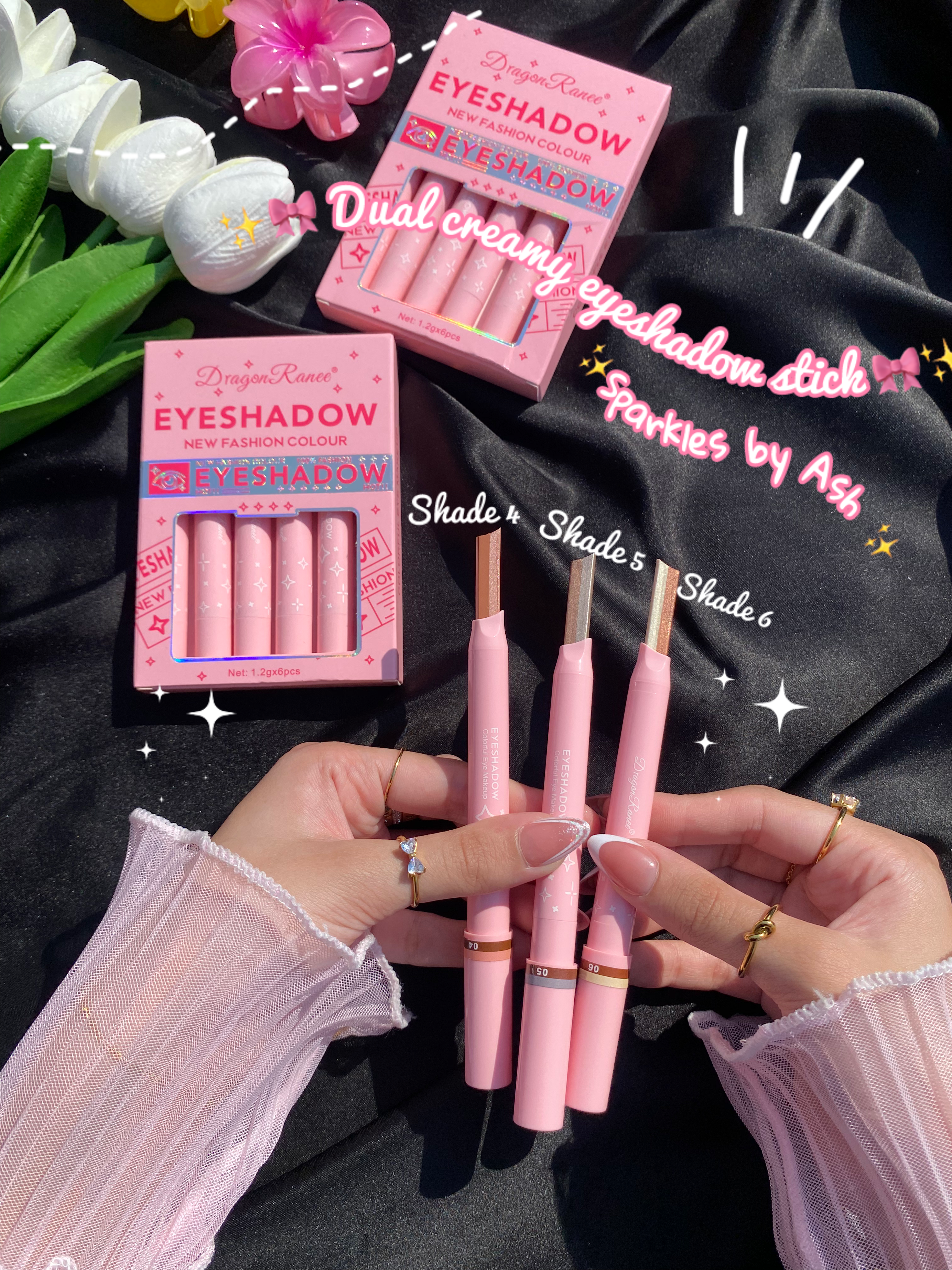 Dual shimmery eyeshadow stick 💕