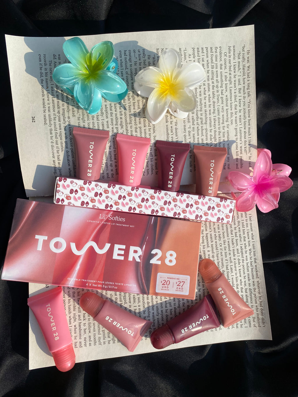 Tower 28 lil softies tinted lip treatment set ( set of 4 minis ) 🎀