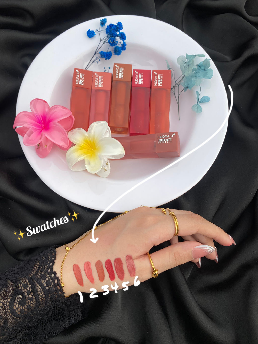 Hudamoji supermatte lipgloss 🎀