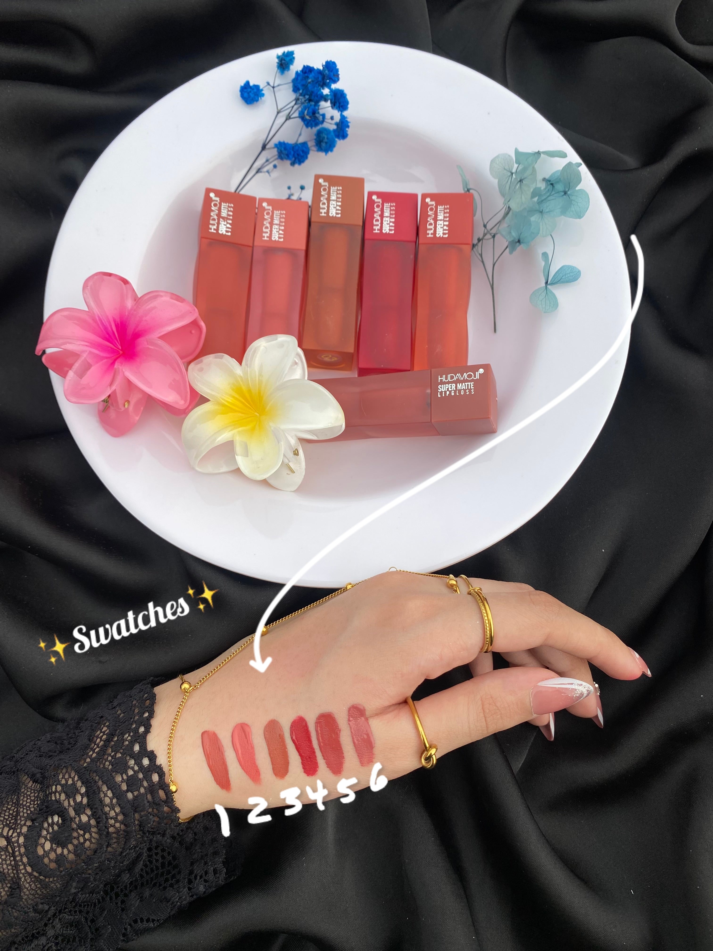 Hudamoji supermatte lipgloss 🎀