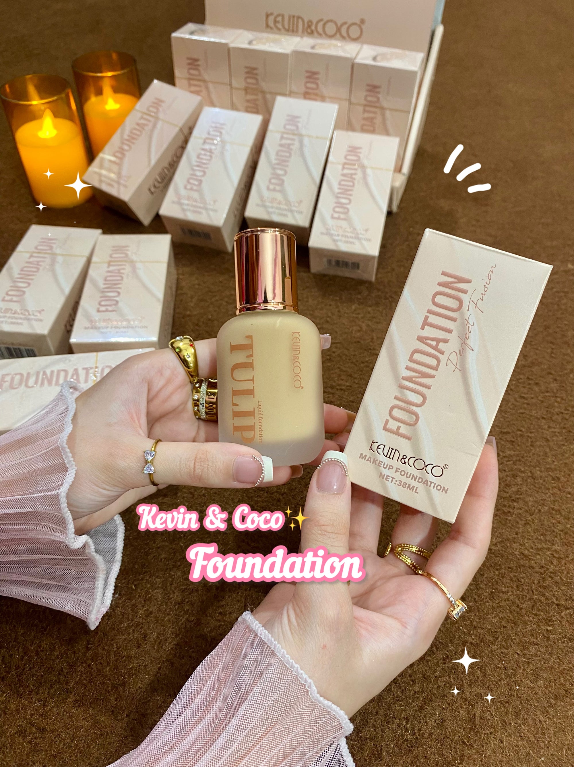 Kevin & Coco Perfect Fusion Tulip Foundation 💖