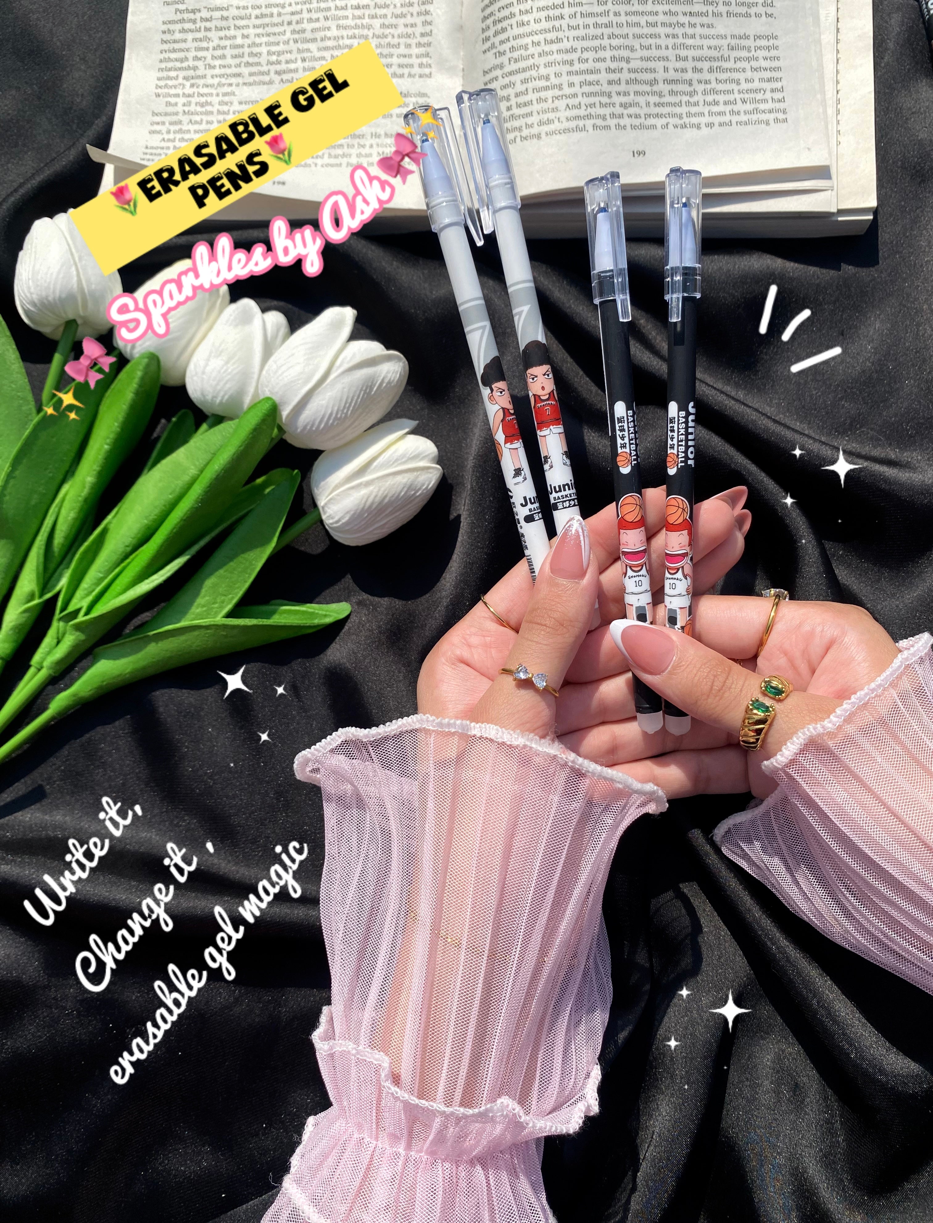 Cool Erasable gel pens 💕