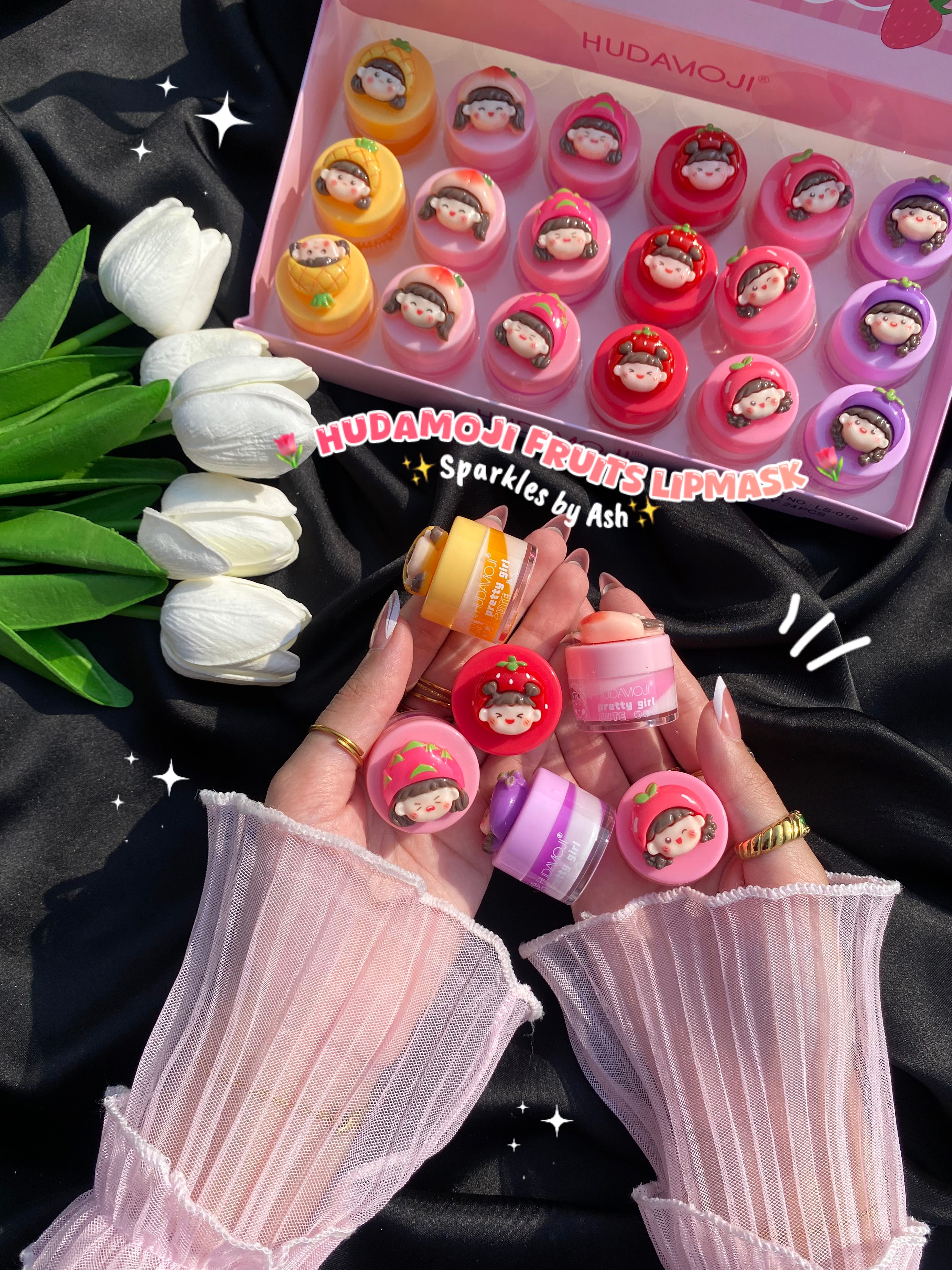 Hudamoji yummy fruity lipmasks💕