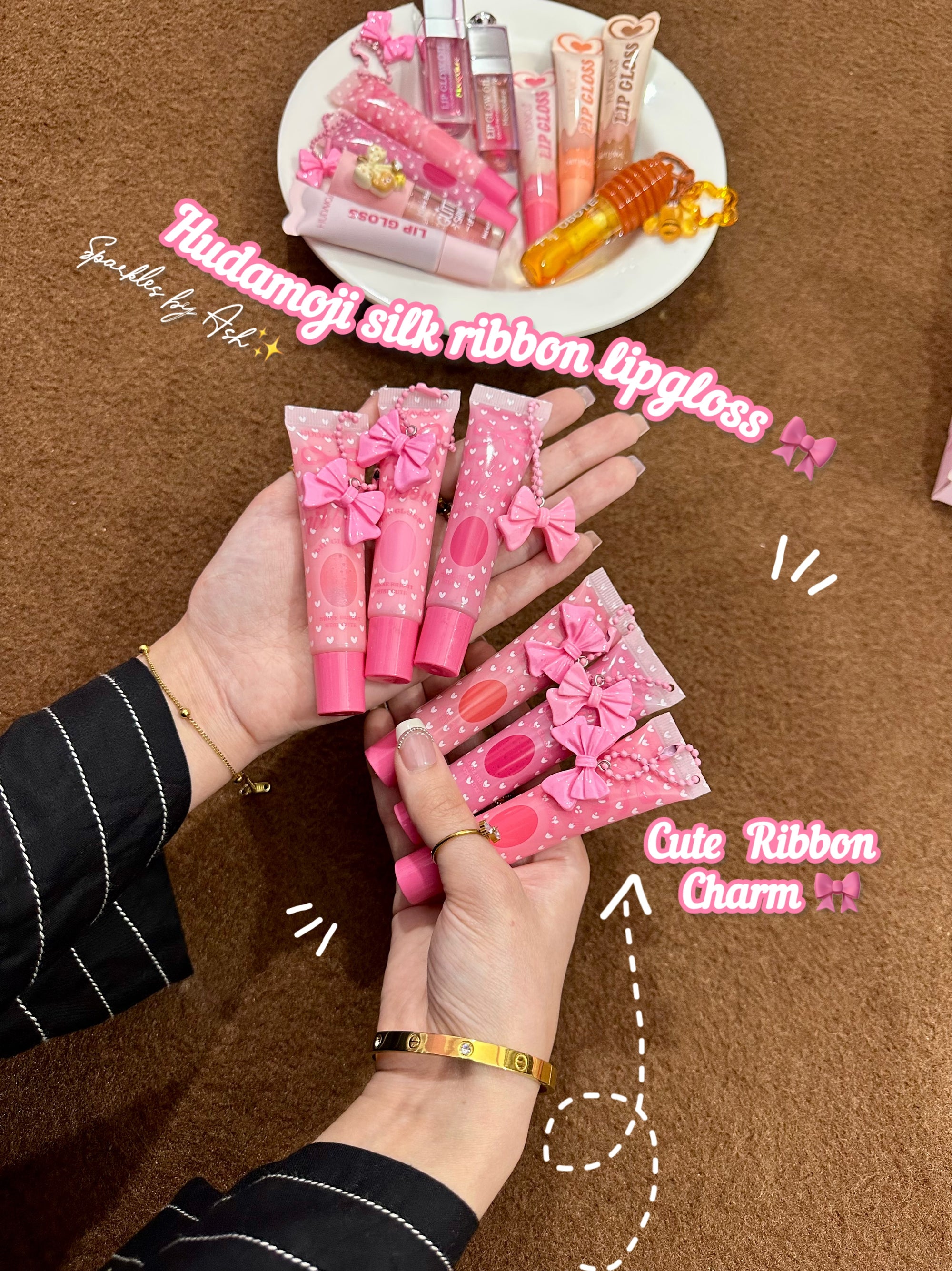 Hudamoji ribbon high shine gloss 🎀