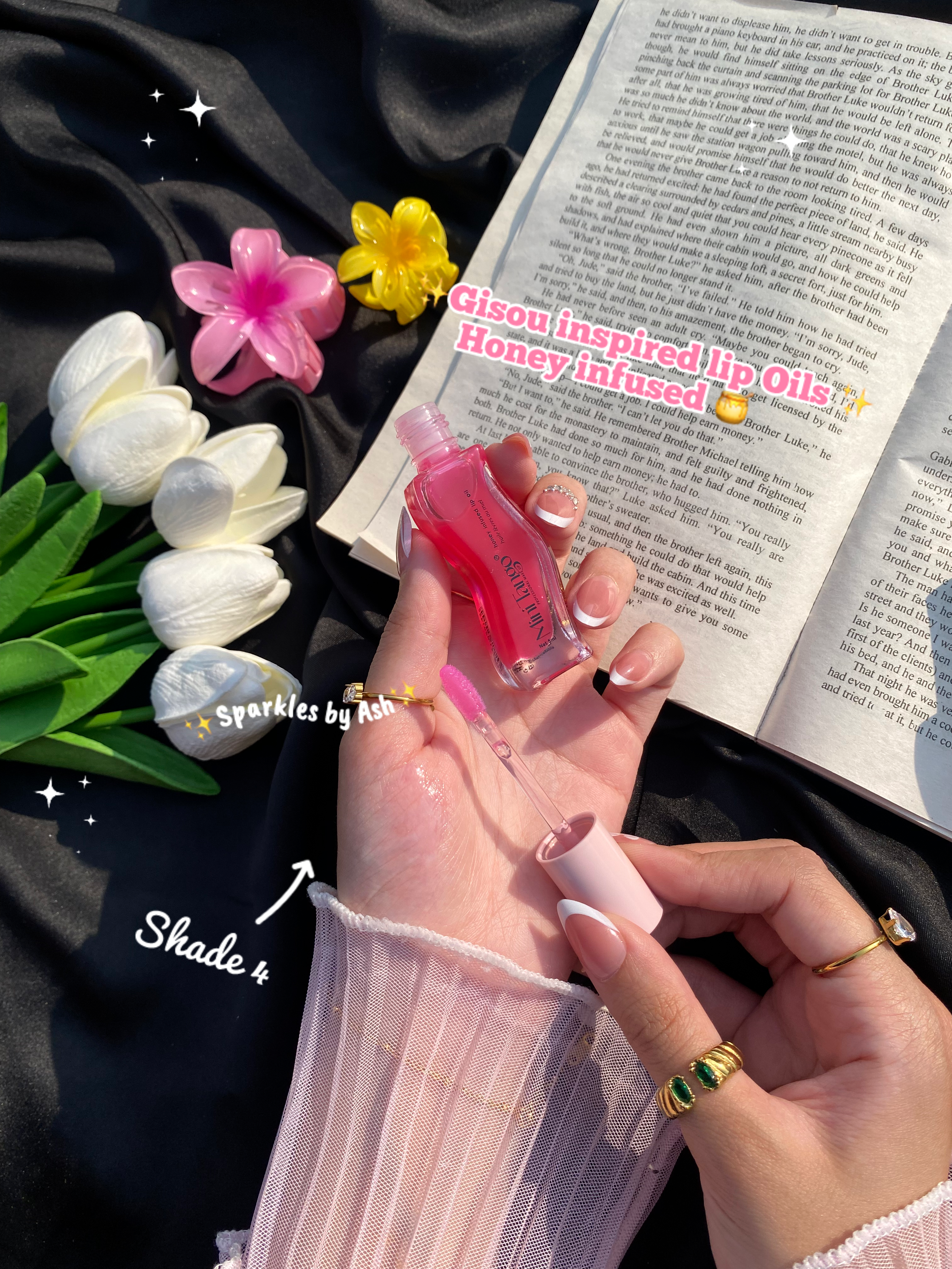 Gisou inspired lip oils 🍯💕