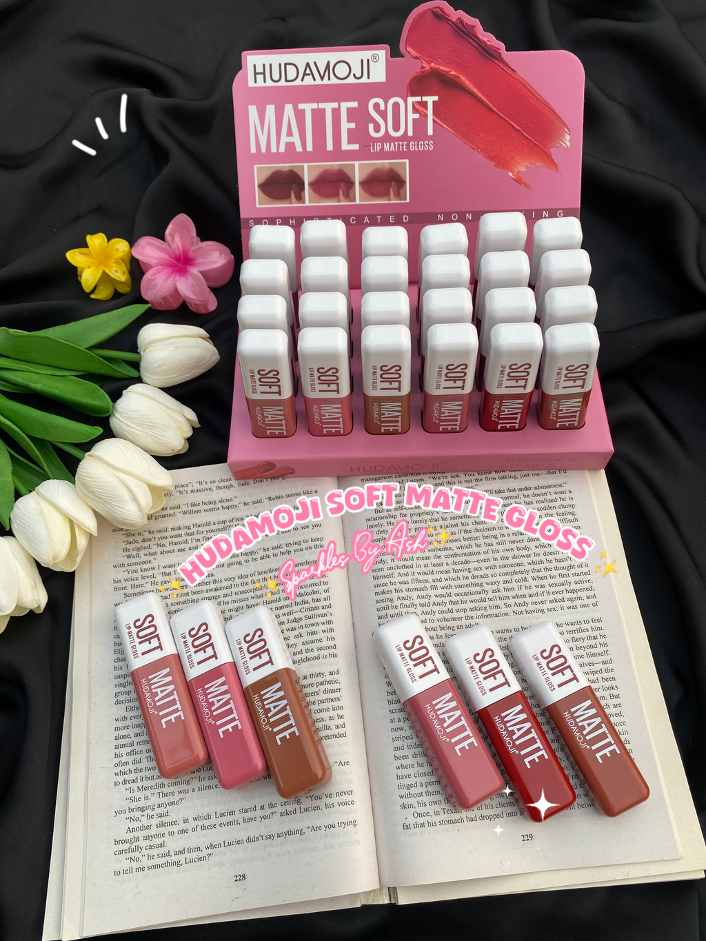 Hudamoji soft matte lip gloss 💕