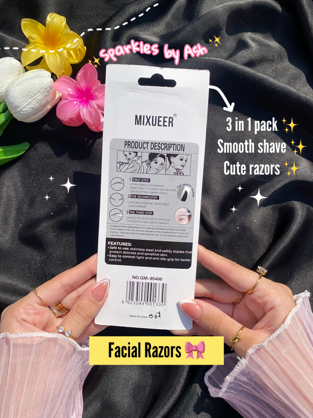 Cute Facial razors 💕pack of 3