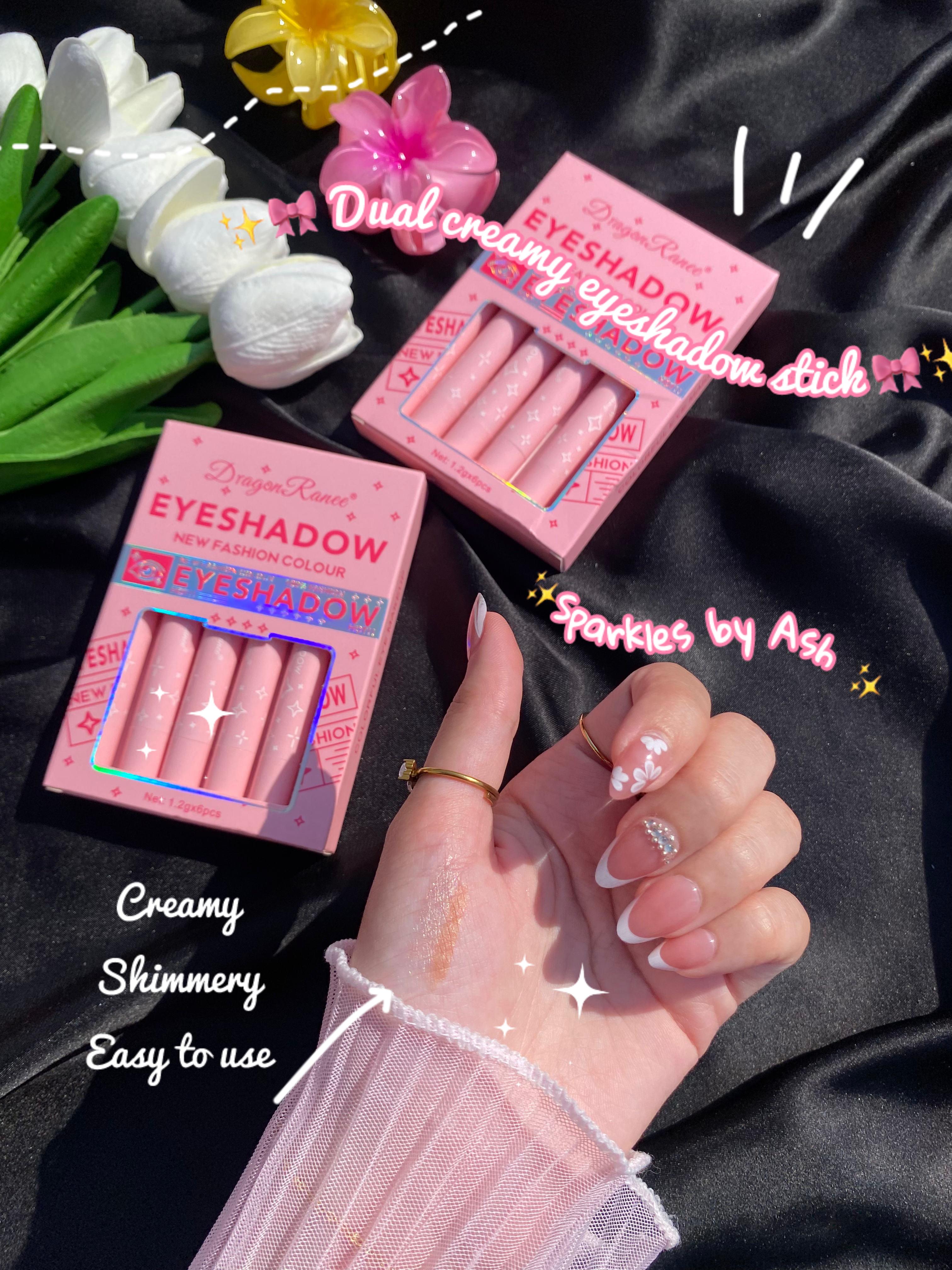 Dual shimmery eyeshadow stick 💕