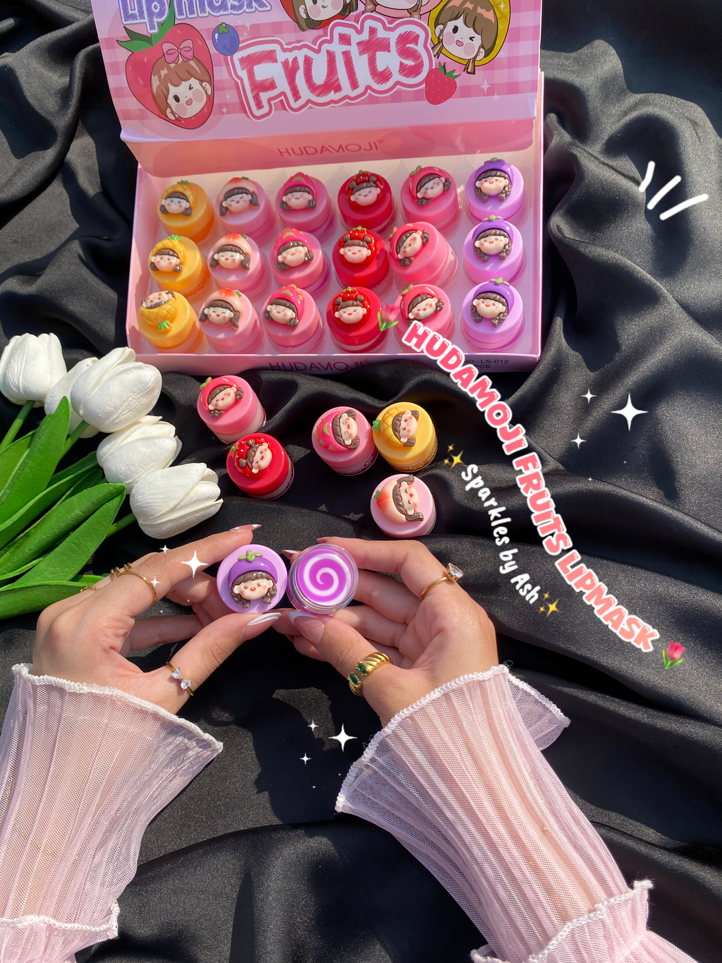 Hudamoji yummy fruity lipmasks💕