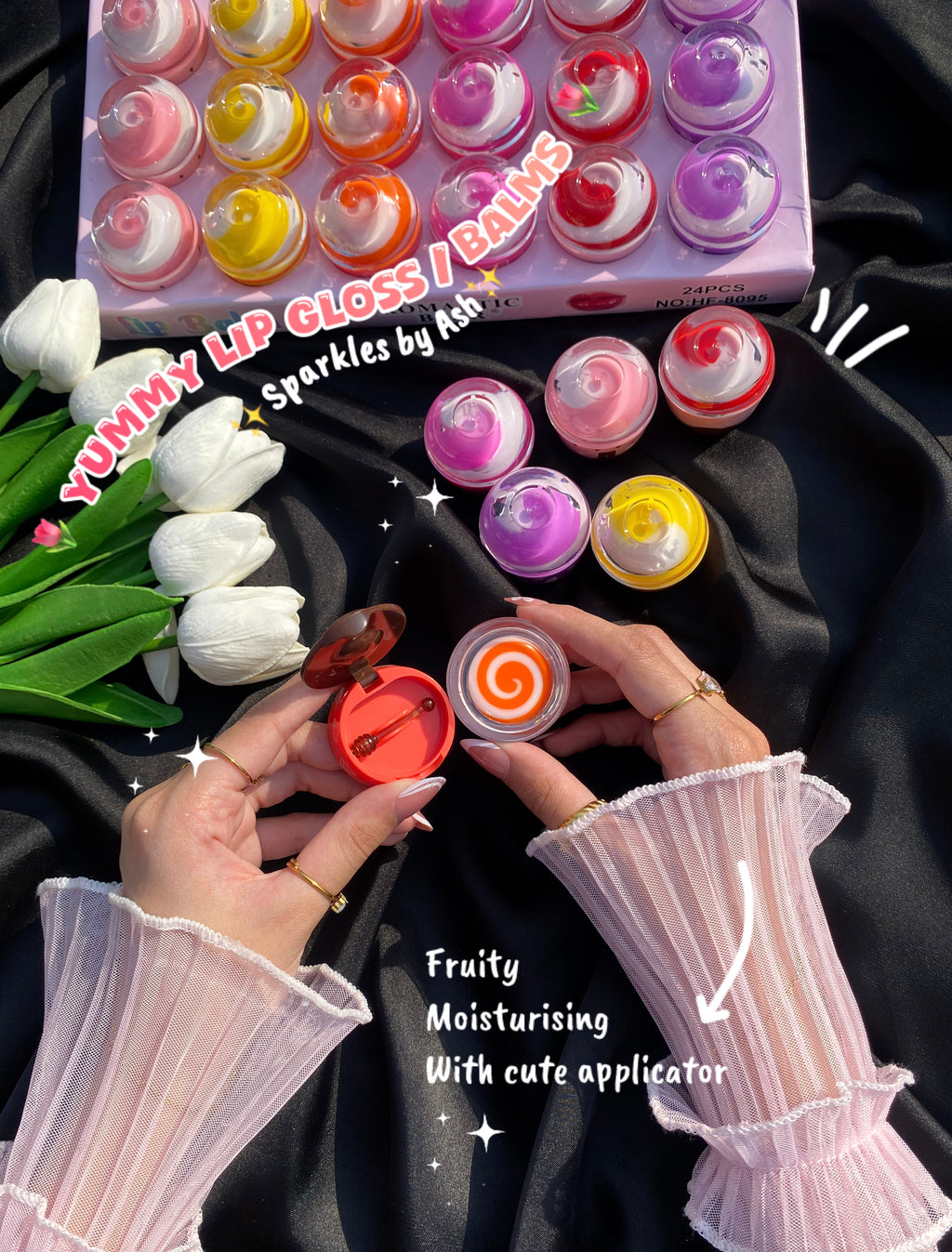 Yummy swirl lip balm/ lip mask💕🍯