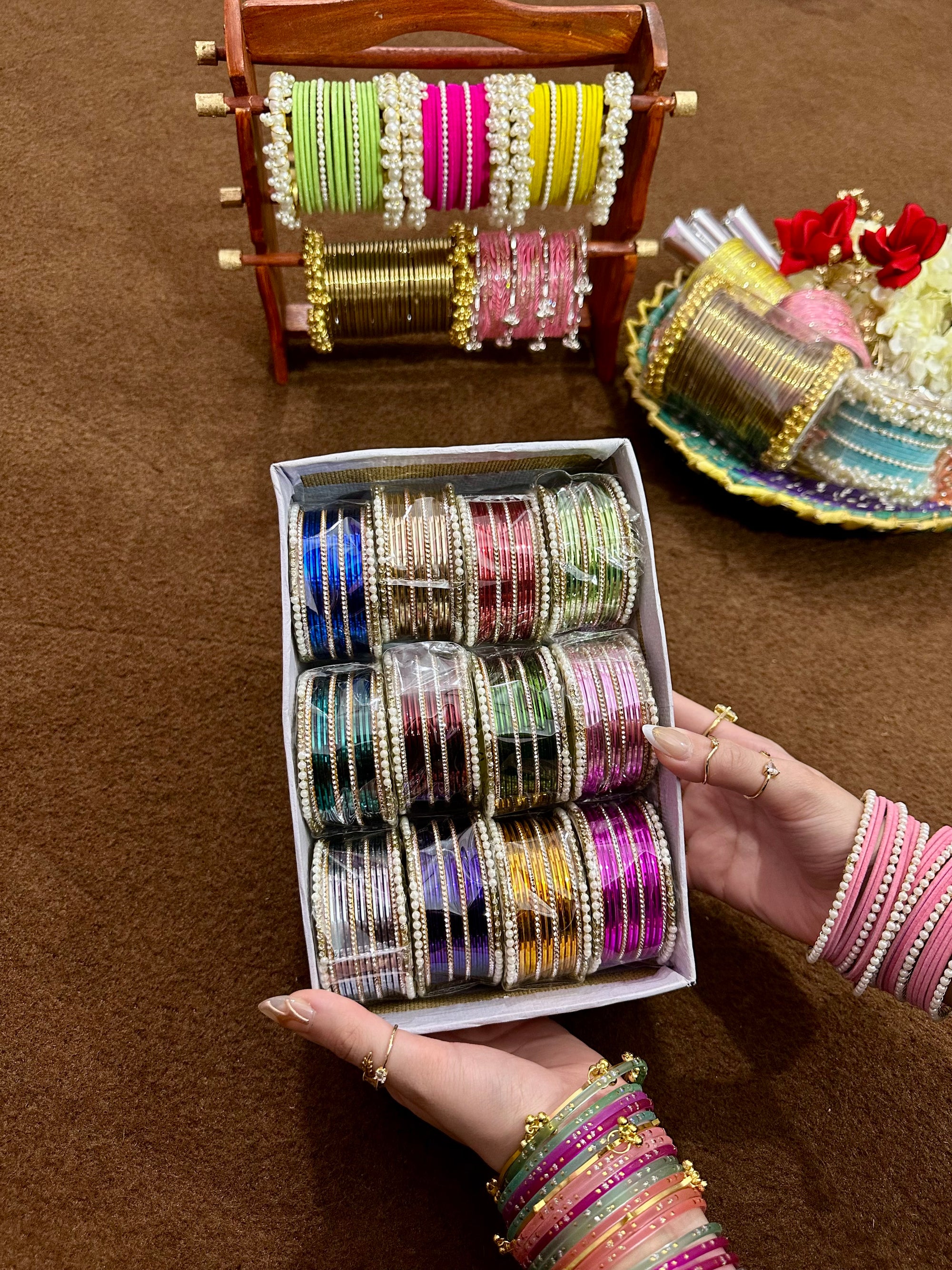 Metal bangles set 💗✨sawa do size
