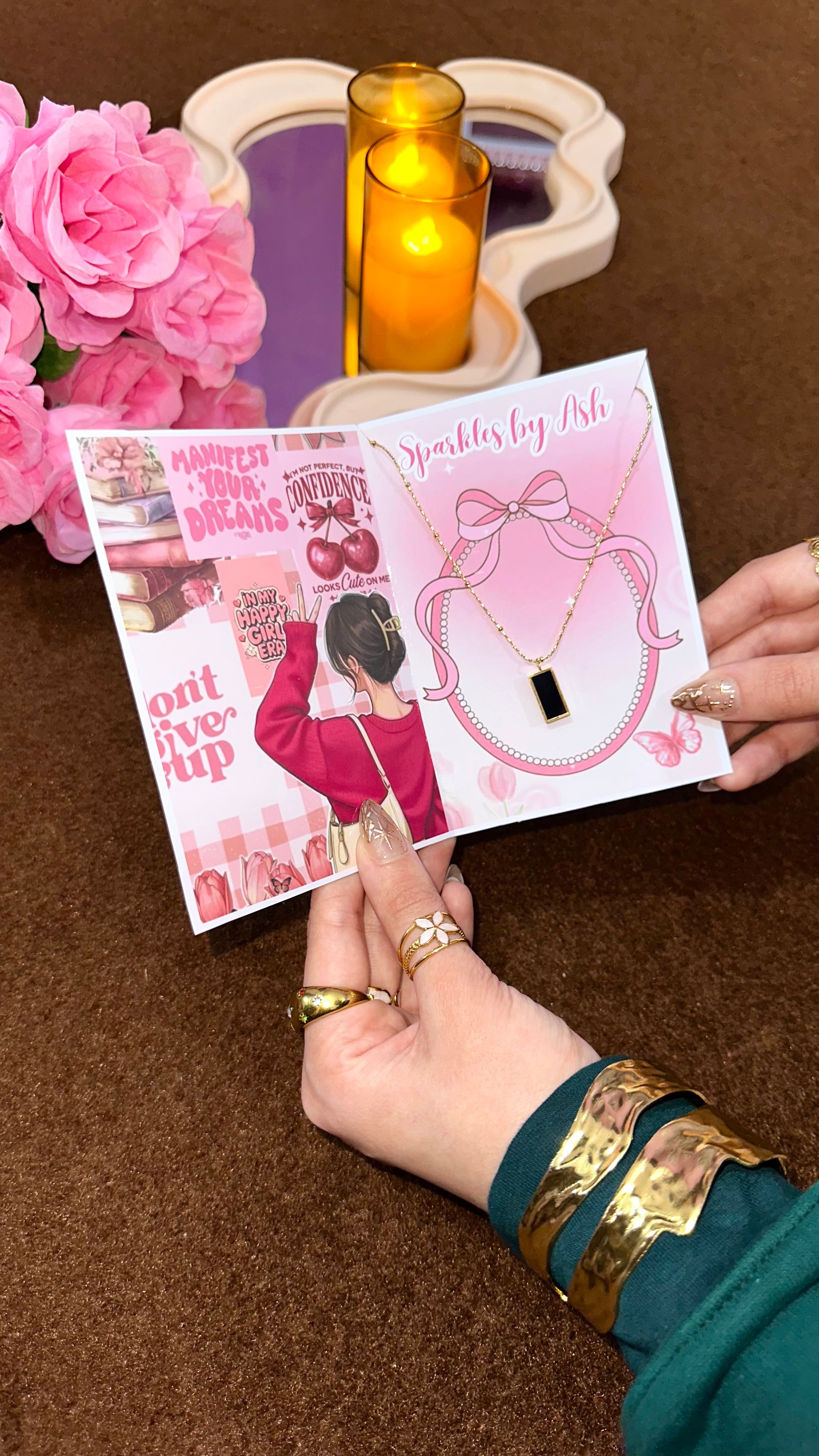 Unisex double sided necklace