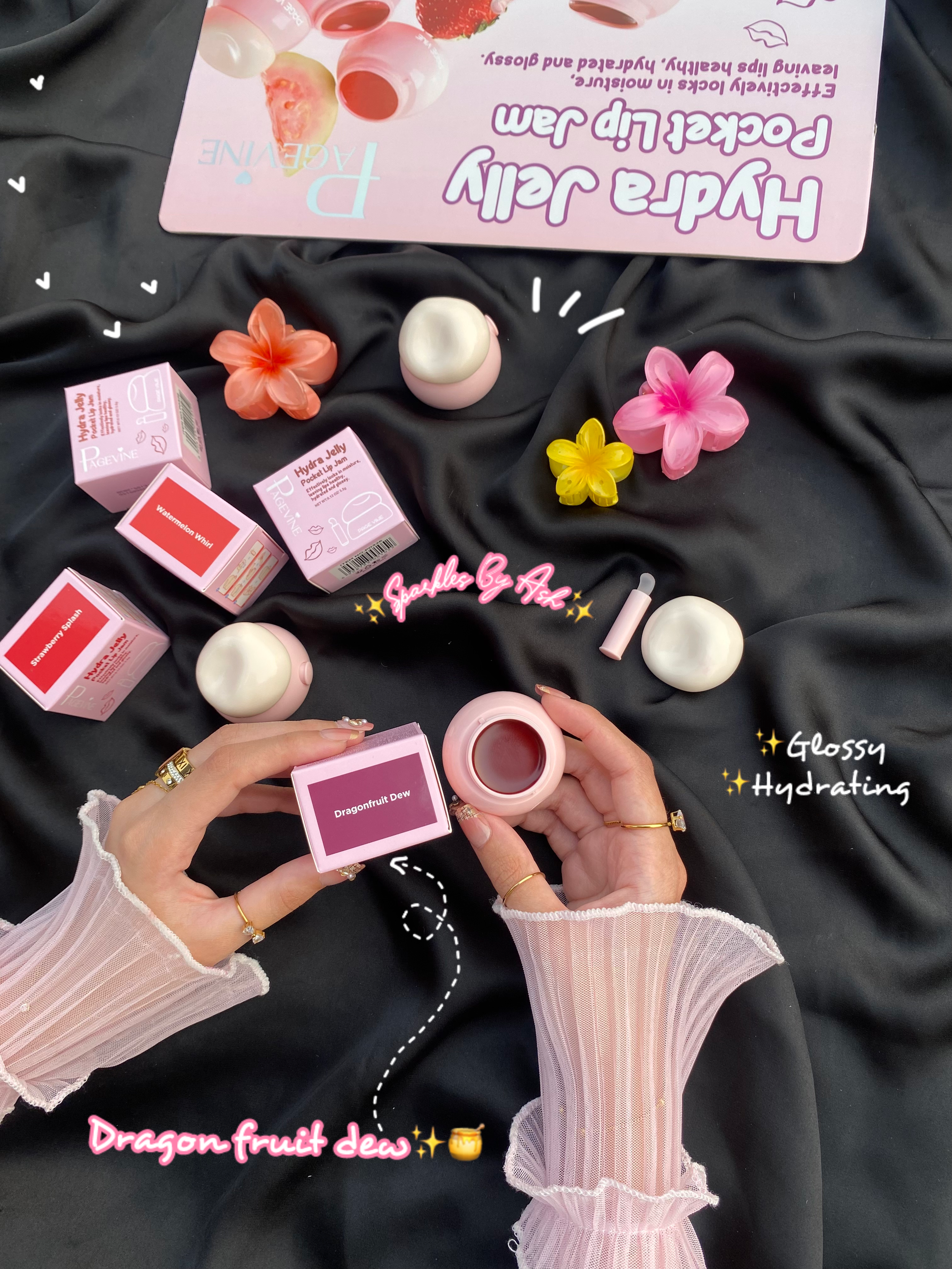 Page vine hydra jelly pocket lip jam 💕😋