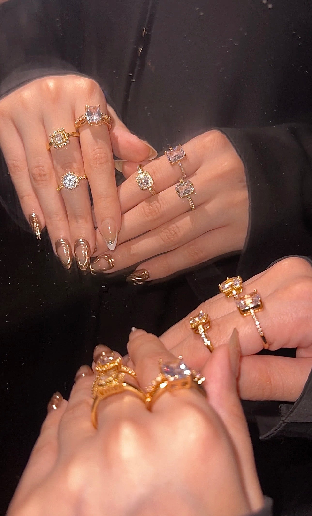 Adjustable Blingy Rings 💍✨