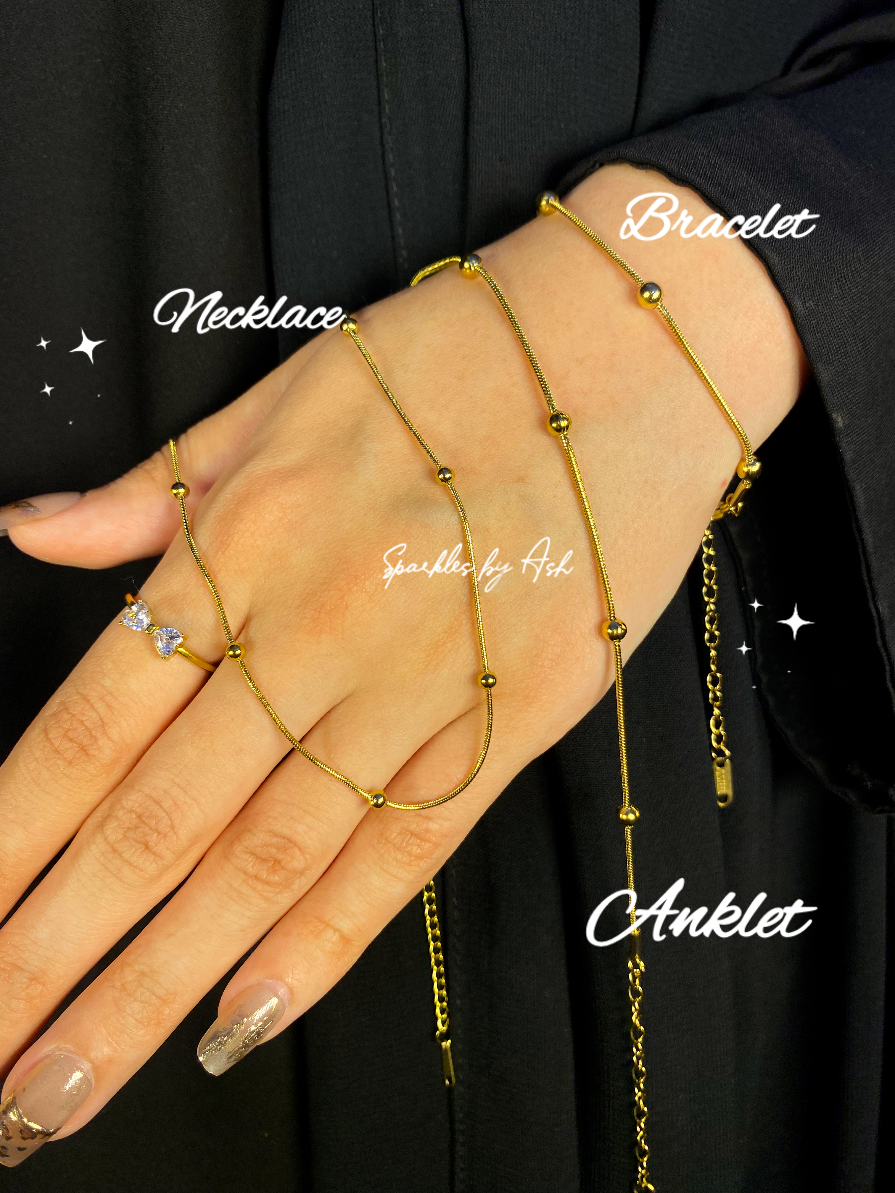 Minimal beaded Set 💕