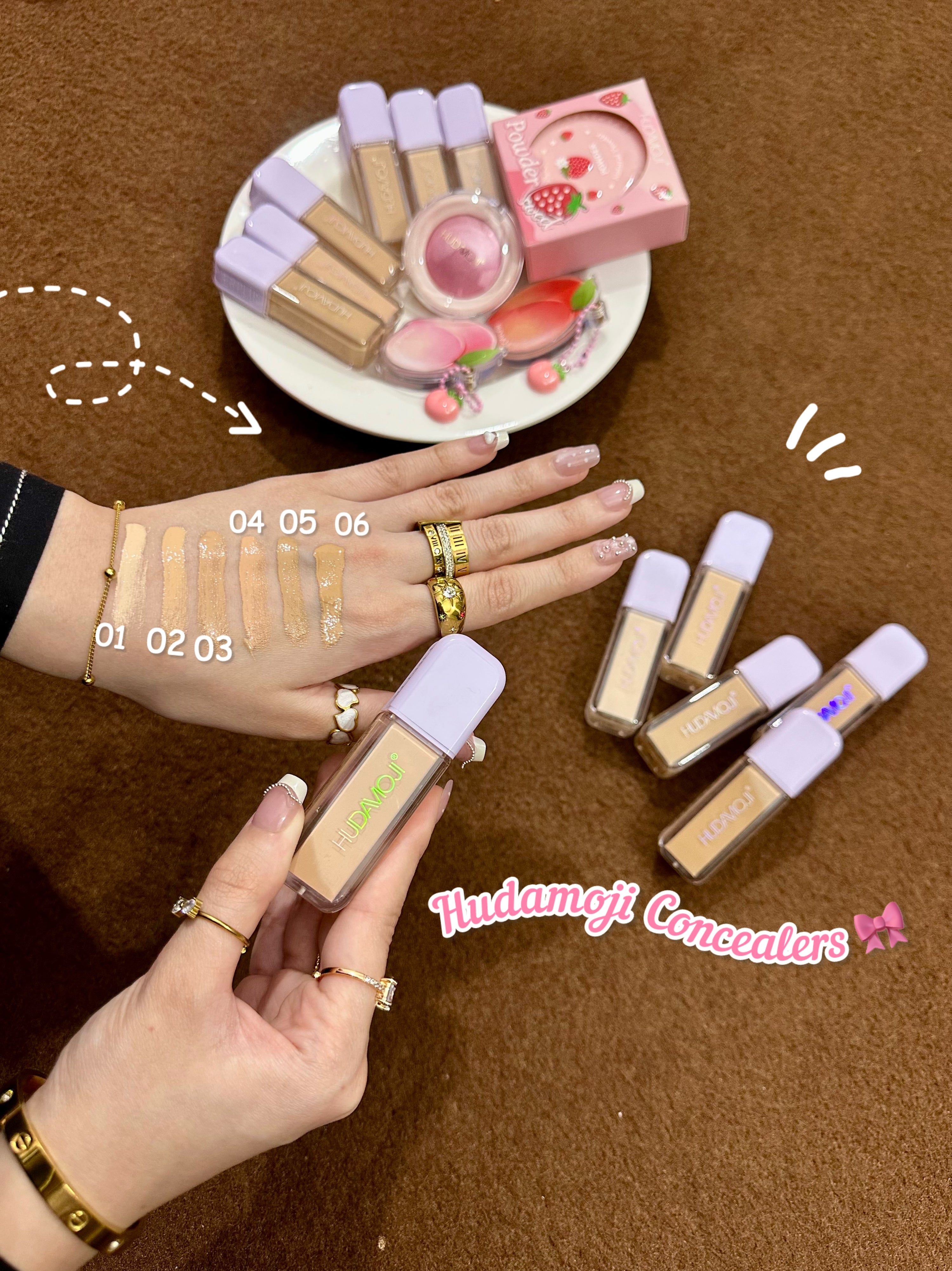 Hudamoji concealers 💗✨